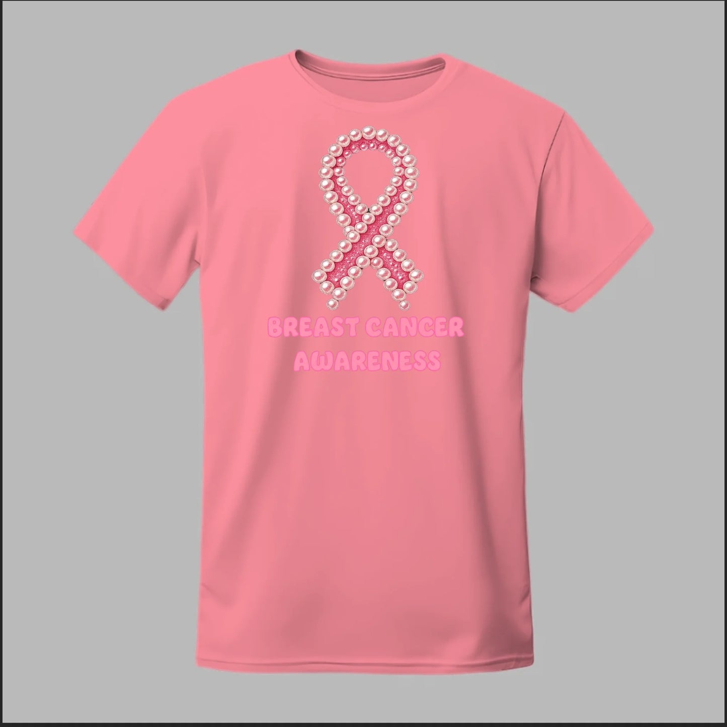 Breast Cancer Awareness Pearls Tee