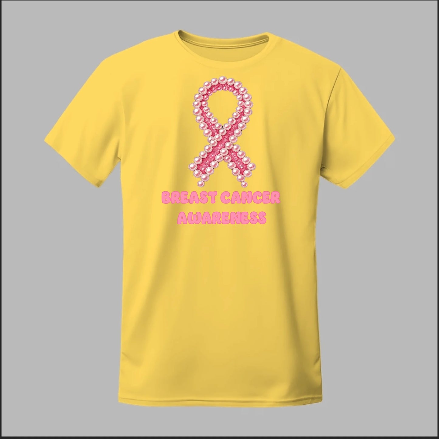 Breast Cancer Awareness Pearls Tee
