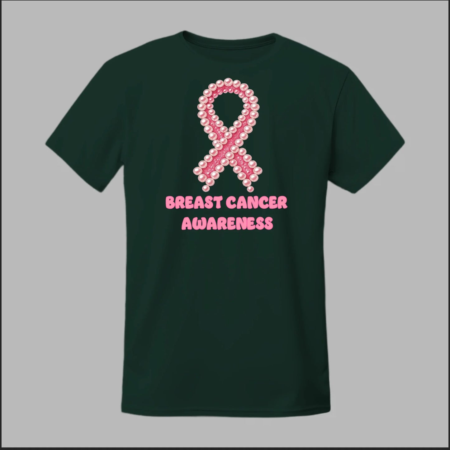 Breast Cancer Awareness Pearls Tee