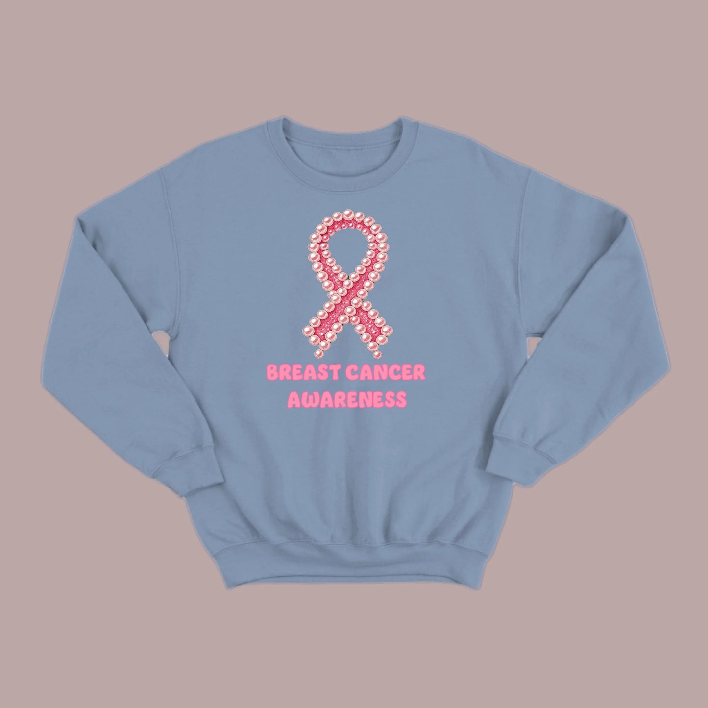 Breast Cancer Awareness Pearls Sweatshirt