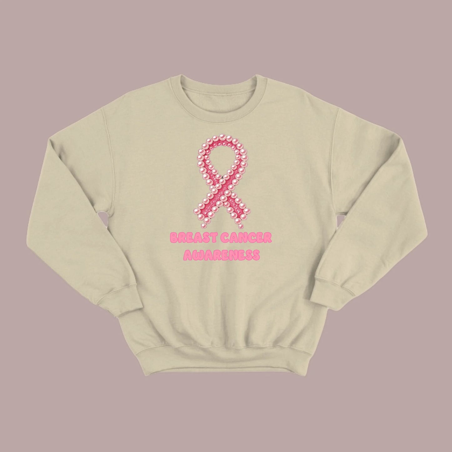 Breast Cancer Awareness Pearls Sweatshirt