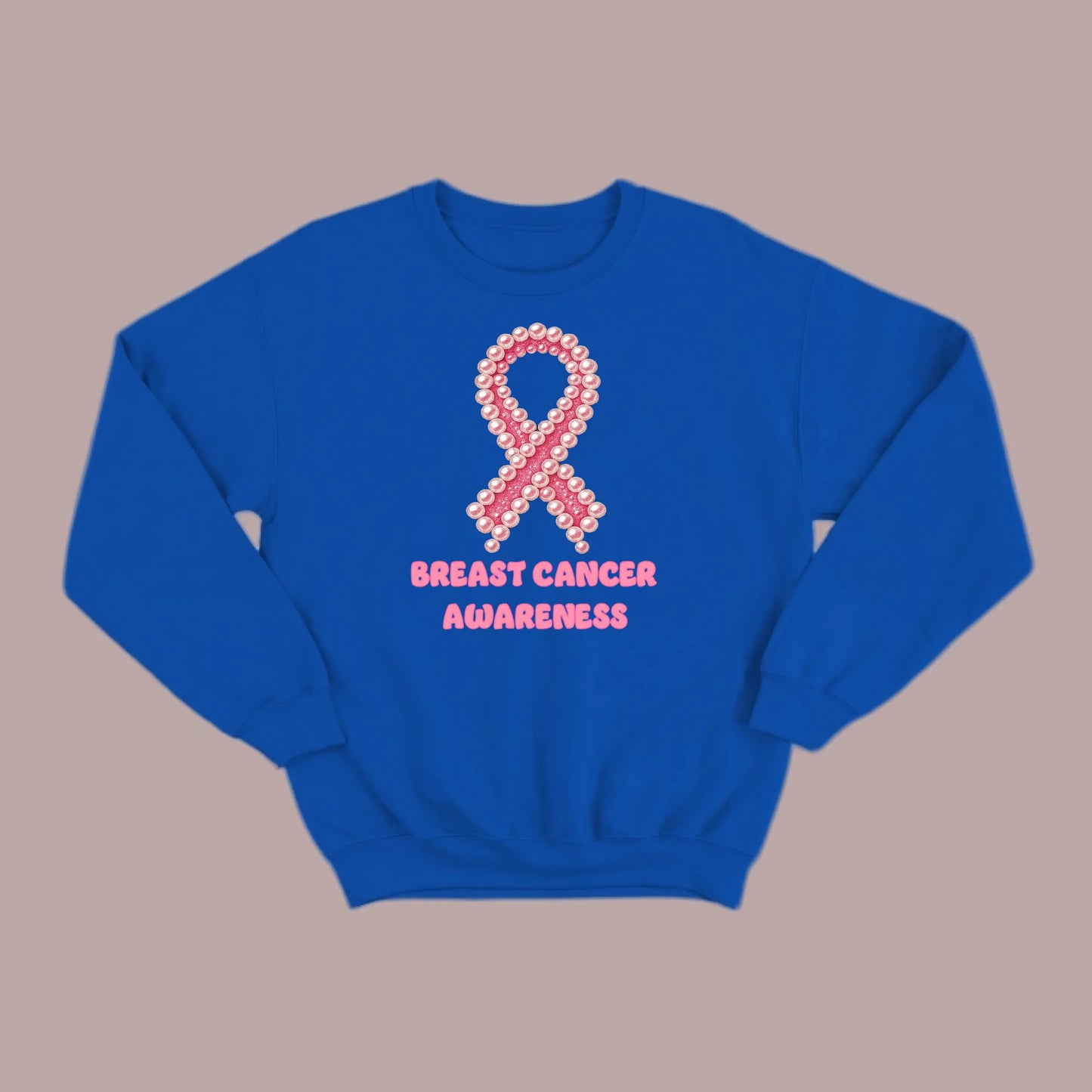 Breast Cancer Awareness Pearls Sweatshirt