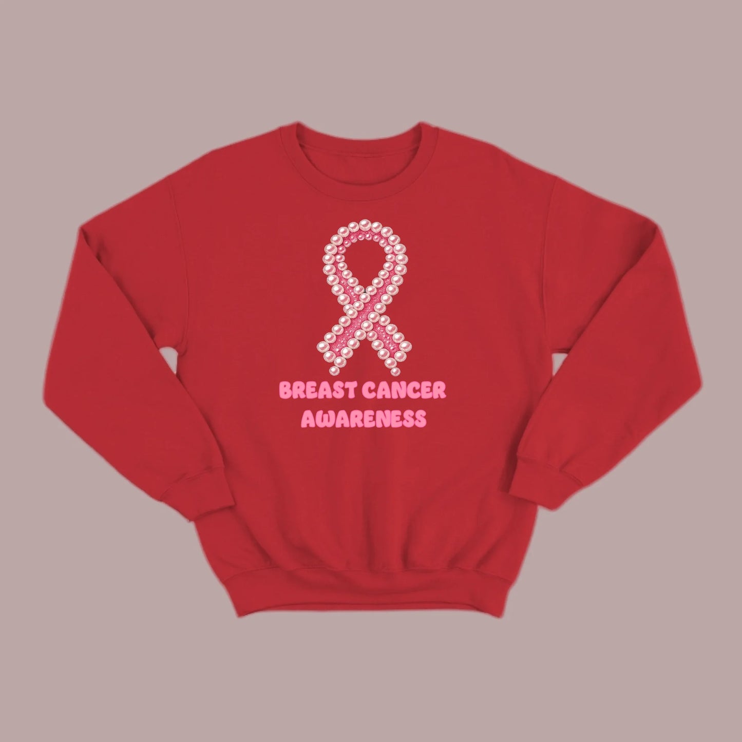 Breast Cancer Awareness Pearls Sweatshirt