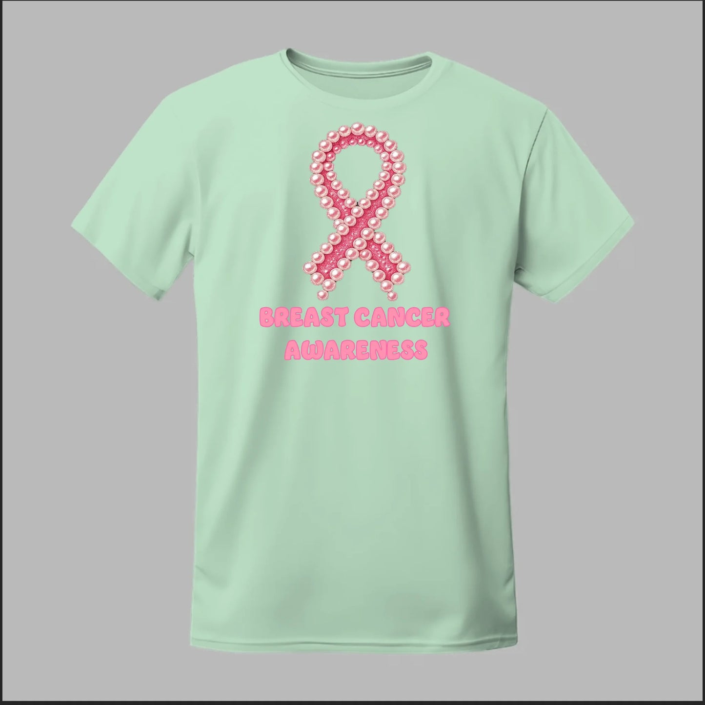 Breast Cancer Awareness Pearls Tee