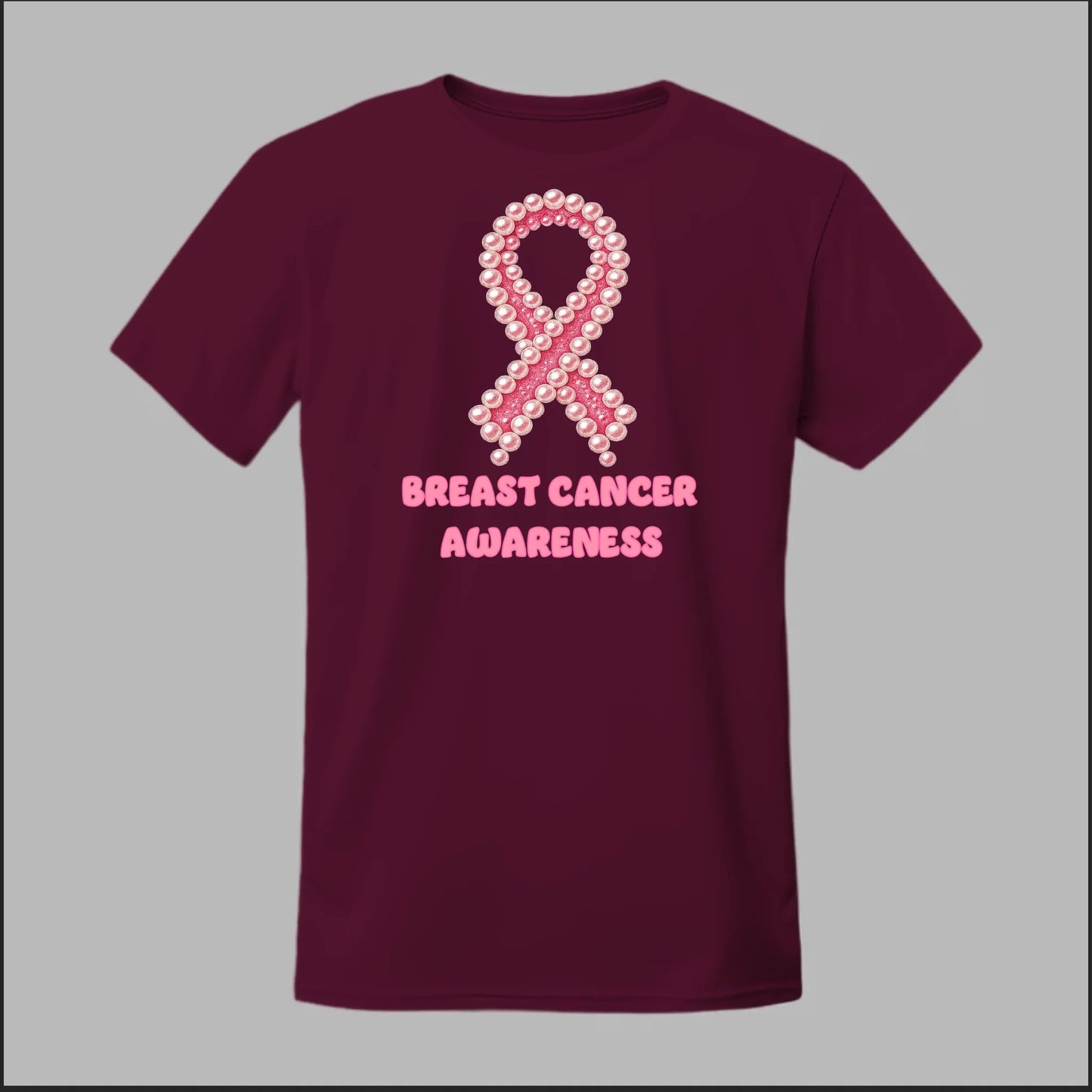 Breast Cancer Awareness Pearls Tee