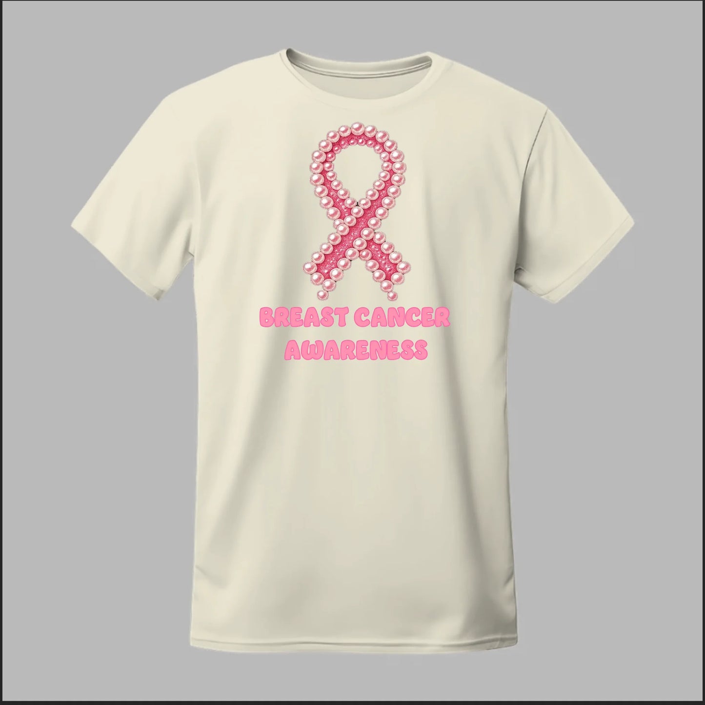 Breast Cancer Awareness Pearls Tee