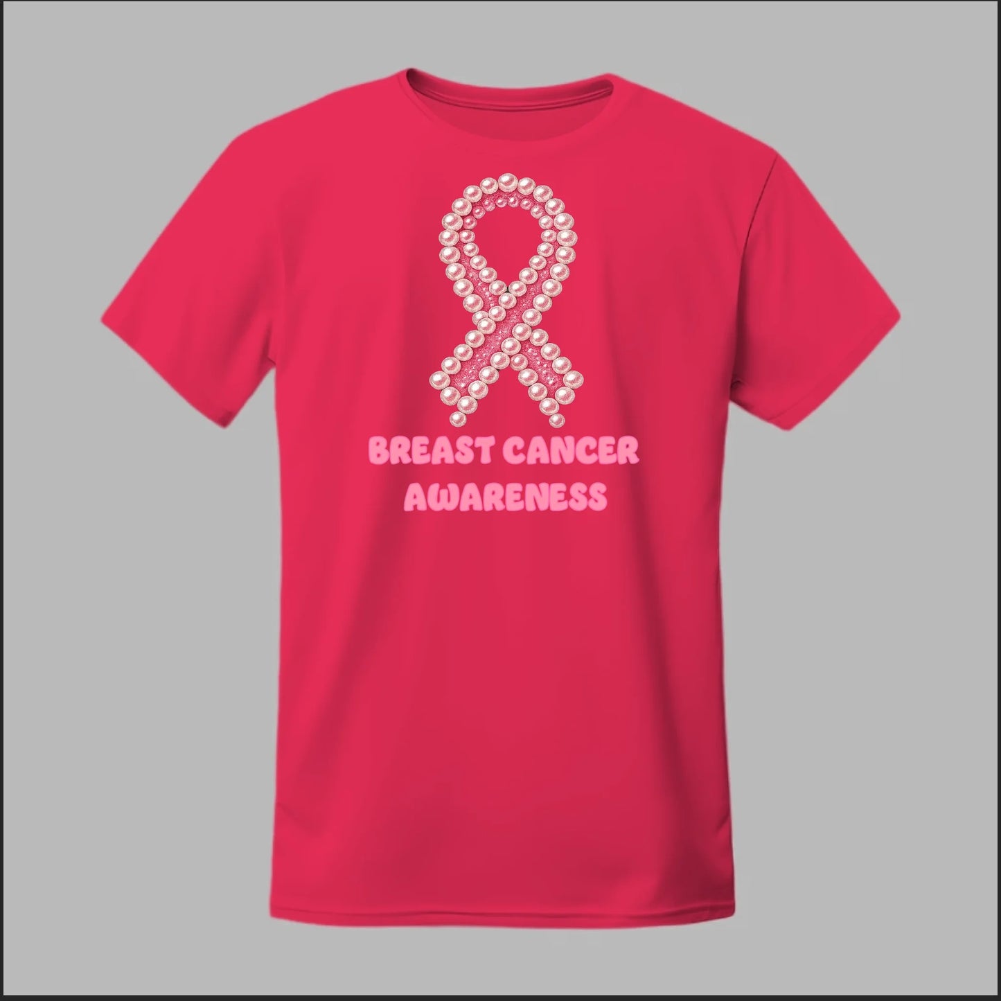 Breast Cancer Awareness Pearls Tee