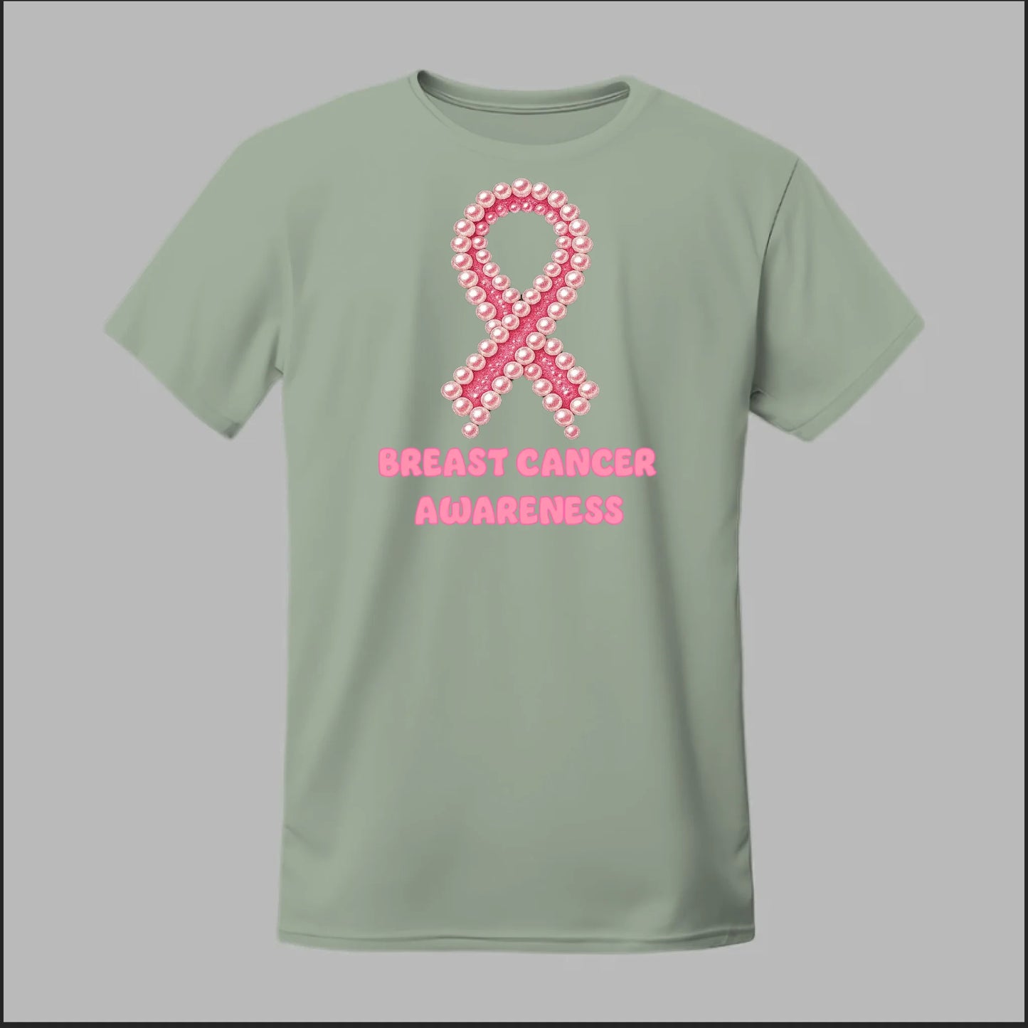 Breast Cancer Awareness Pearls Tee