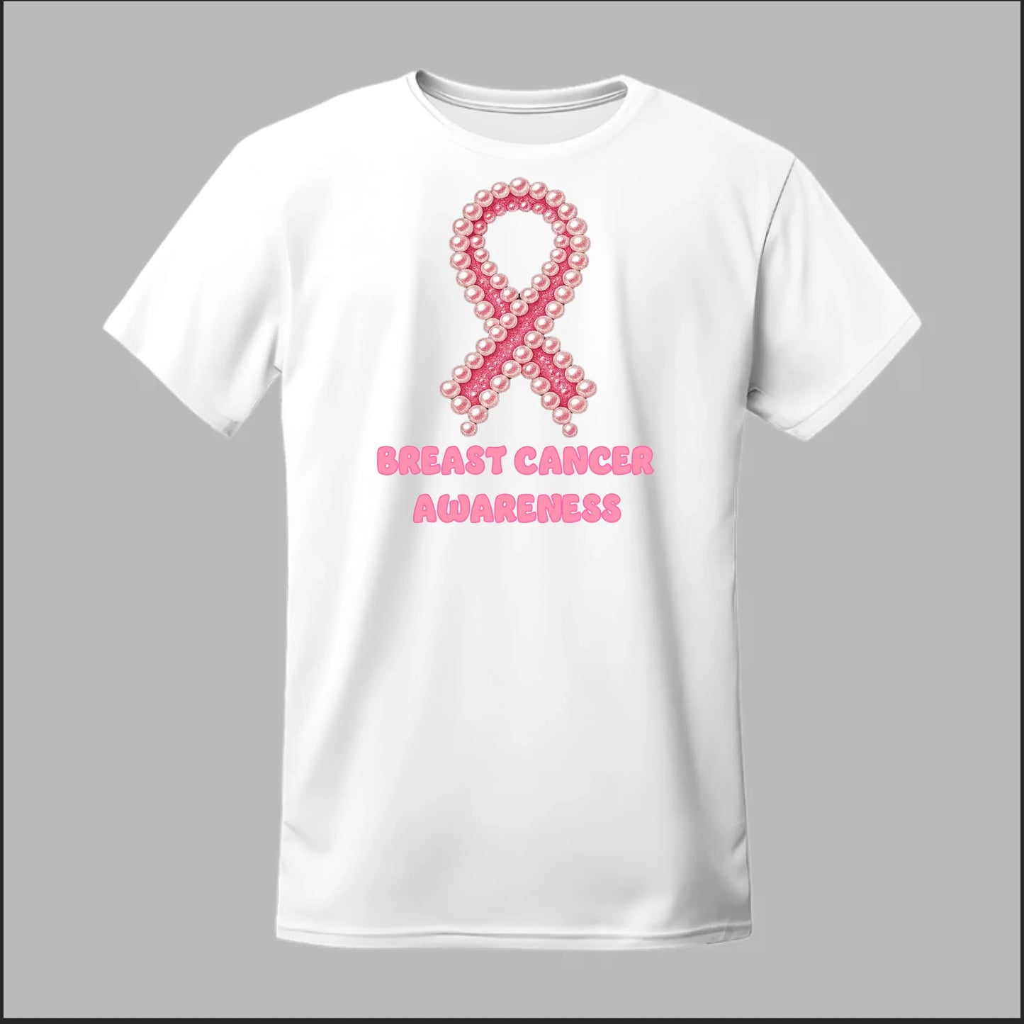 Breast Cancer Awareness Pearls Tee