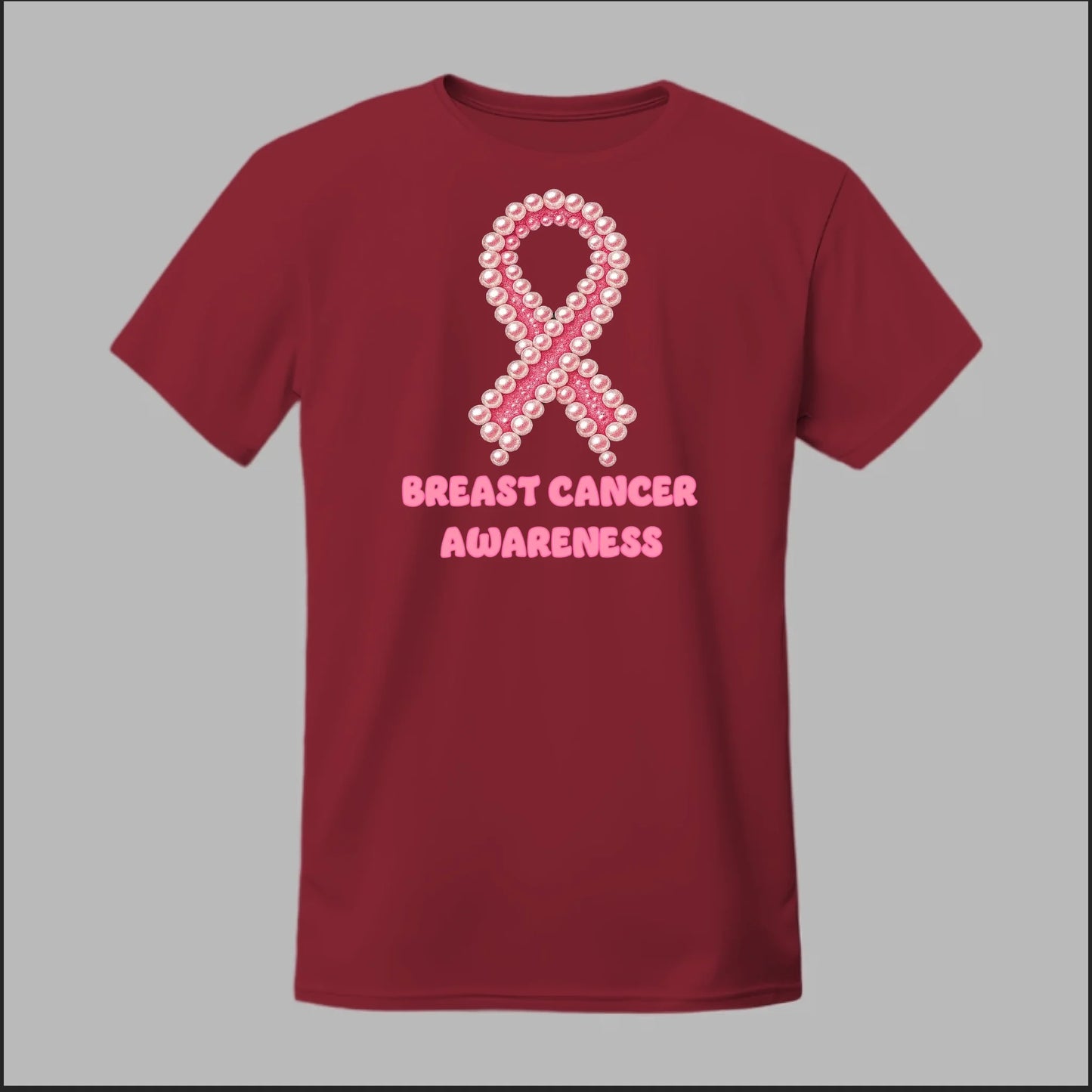 Breast Cancer Awareness Pearls Tee