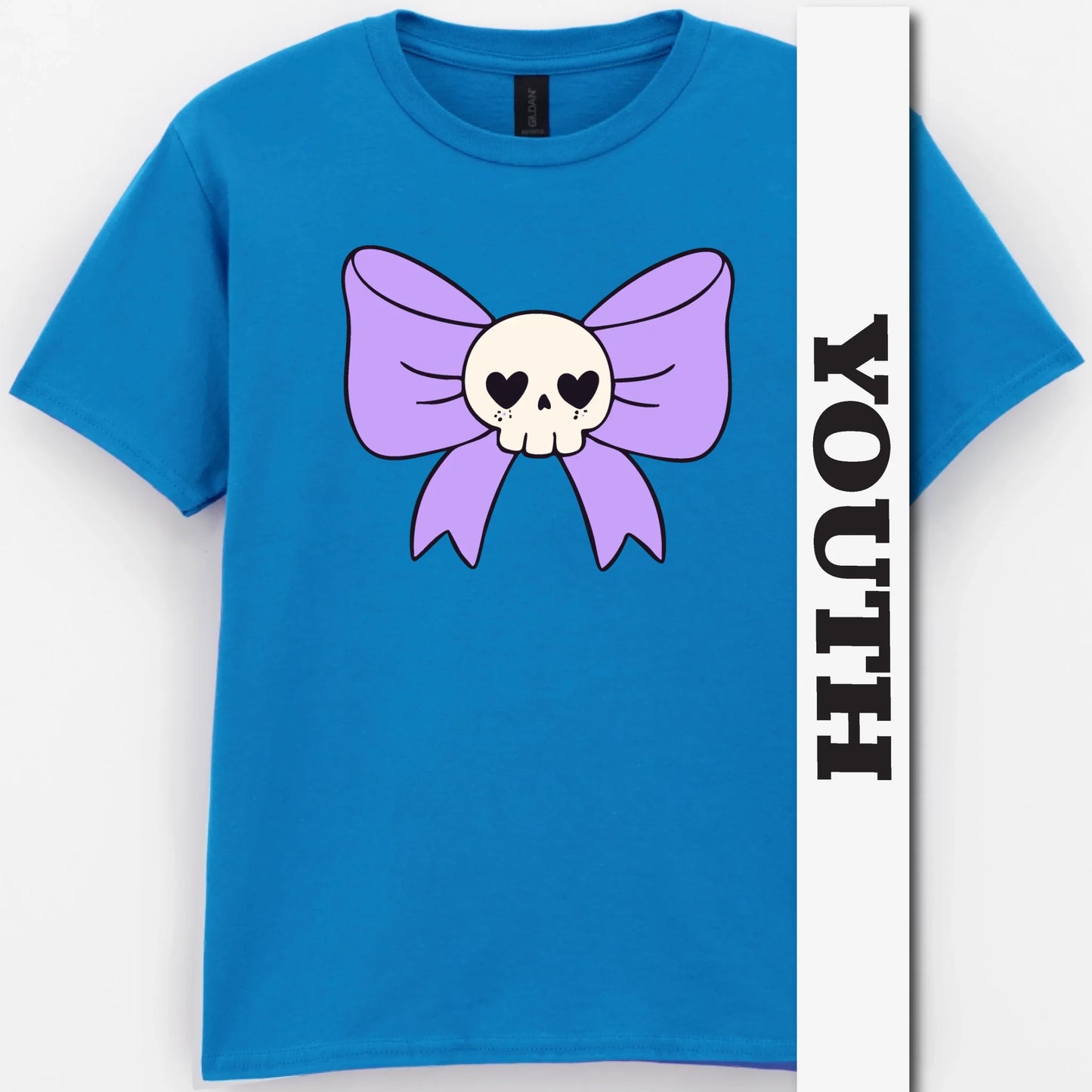 Skull Bow Youth Shirt
