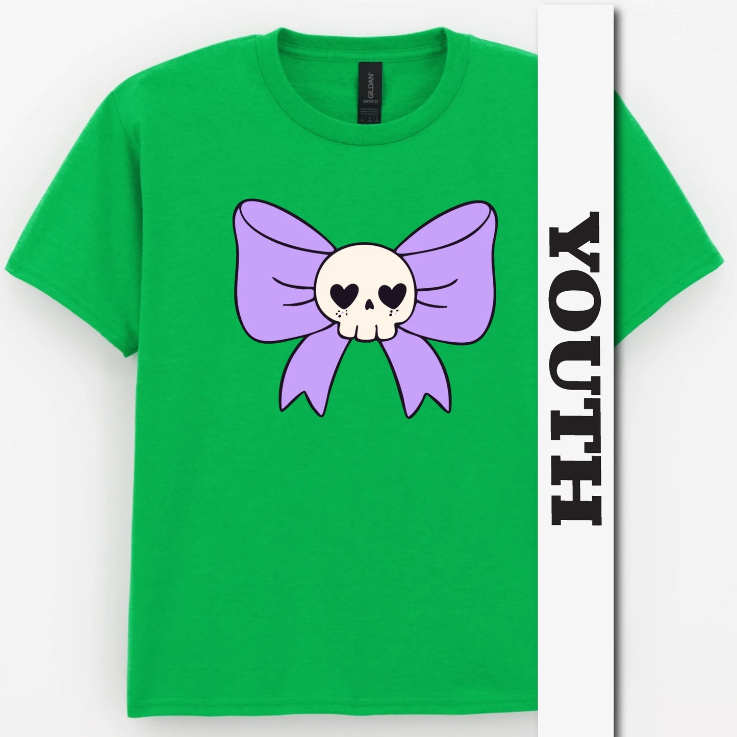 Skull Bow Youth Shirt
