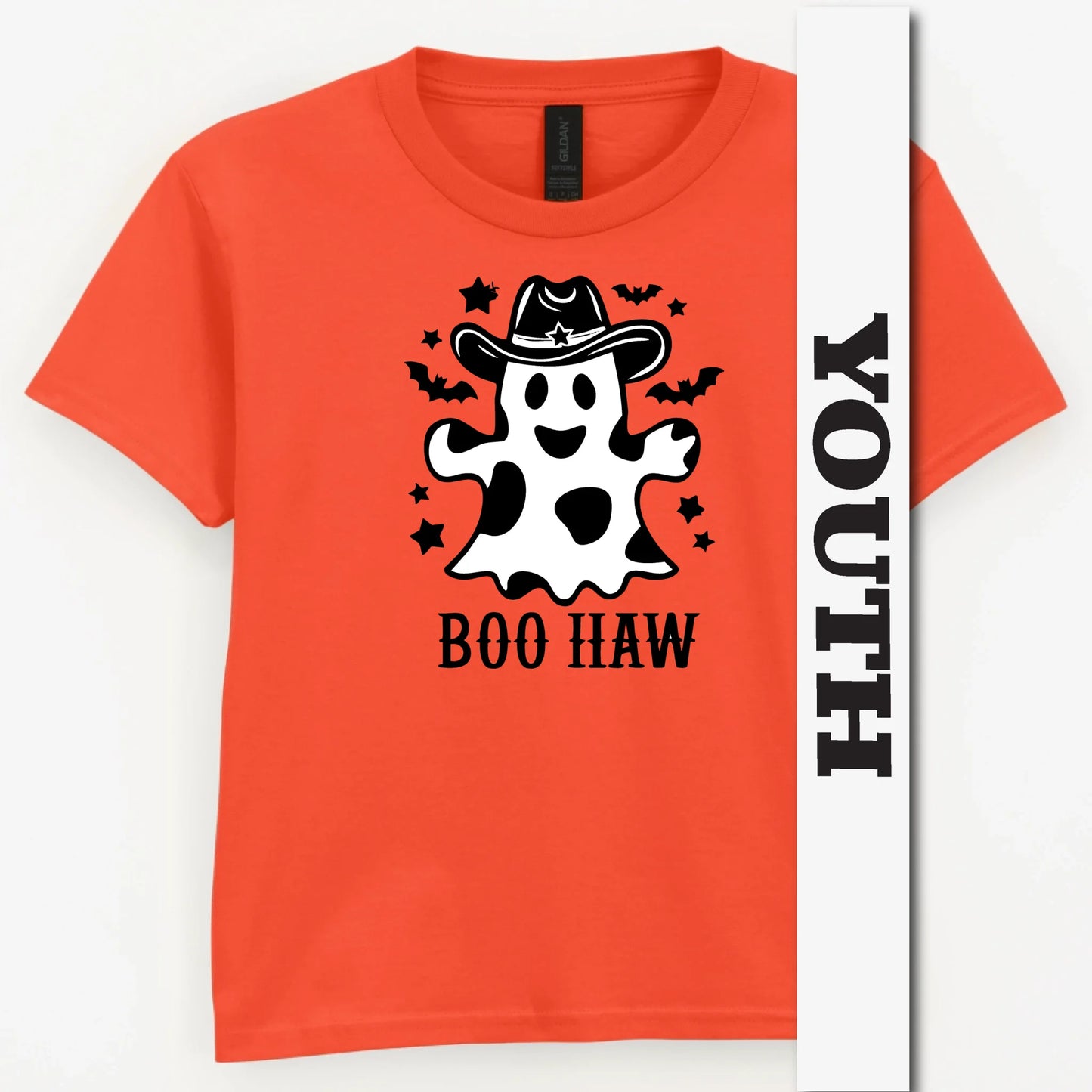 "BOO HAW" Ghost Youth Shirt
