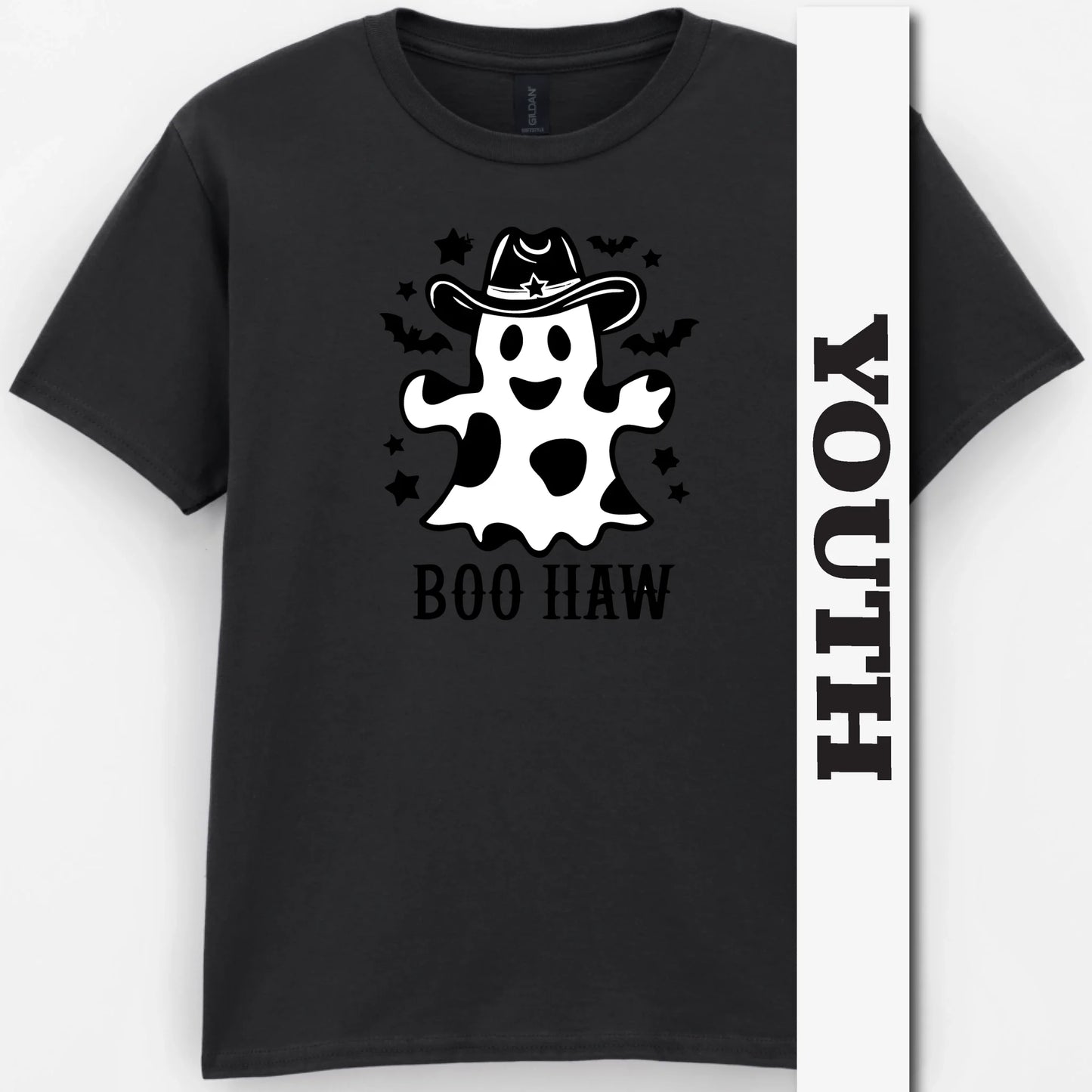 "BOO HAW" Ghost Youth Shirt