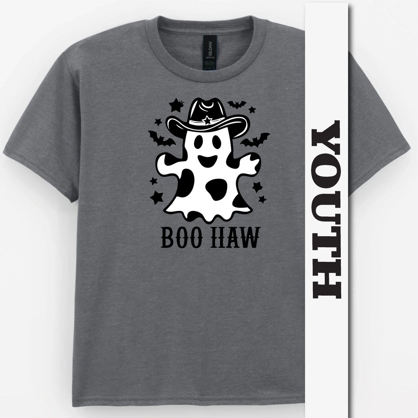"BOO HAW" Ghost Youth Shirt