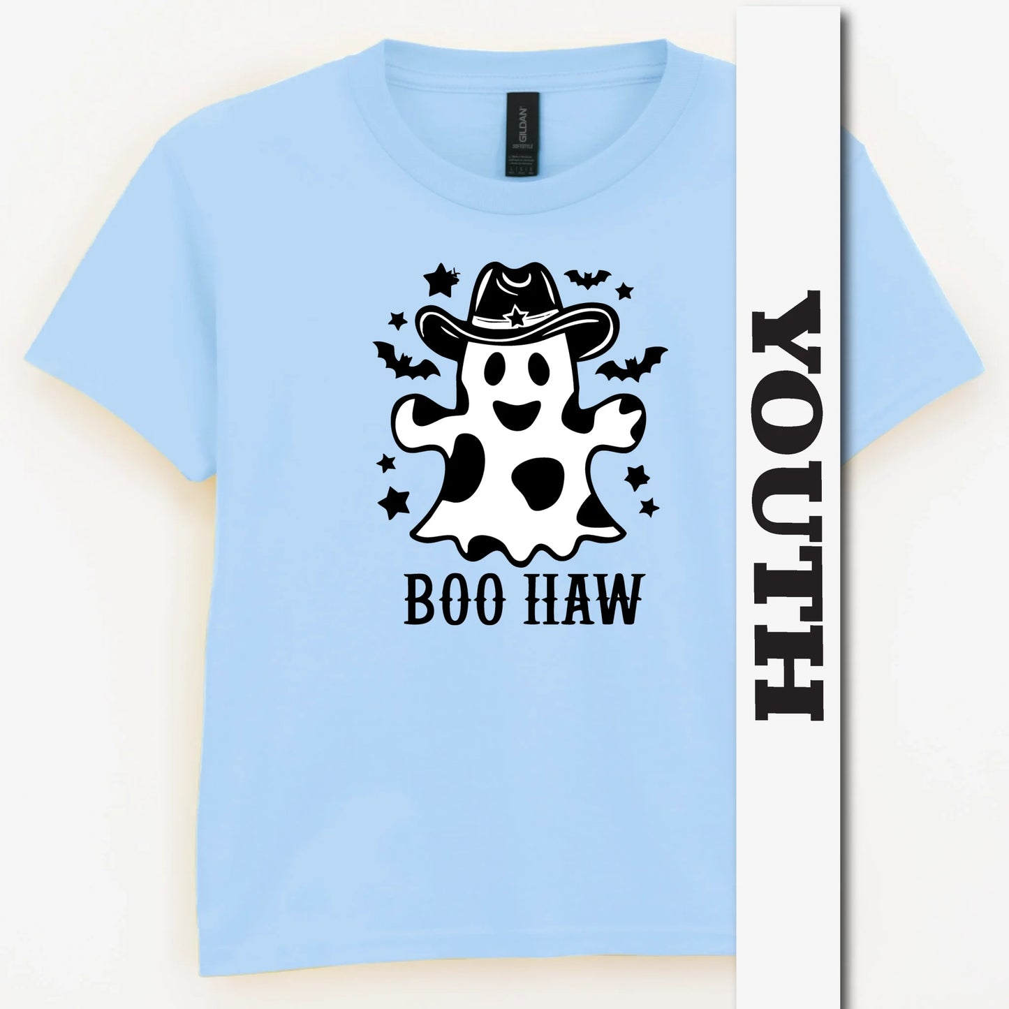 "BOO HAW" Ghost Youth Shirt