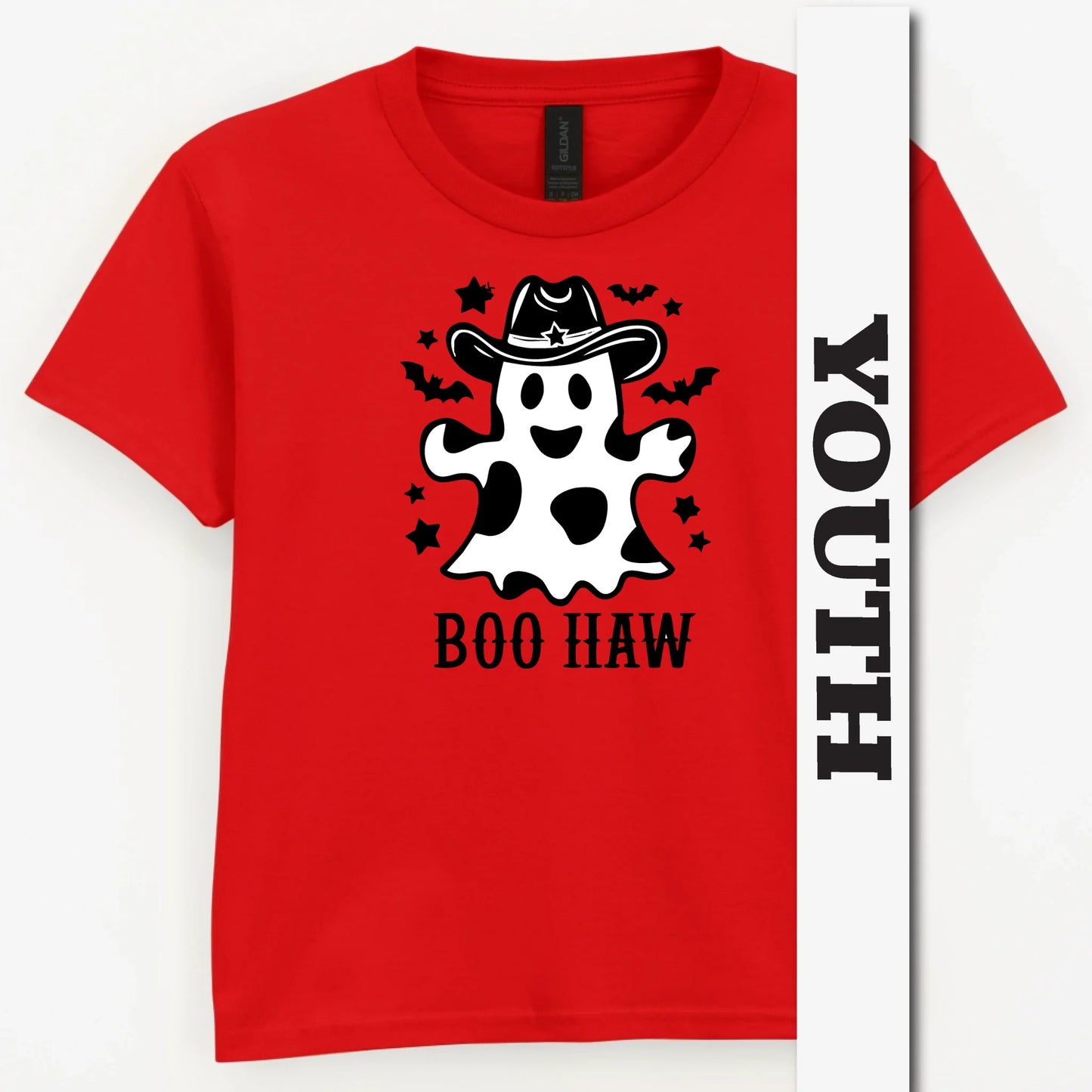 "BOO HAW" Ghost Youth Shirt