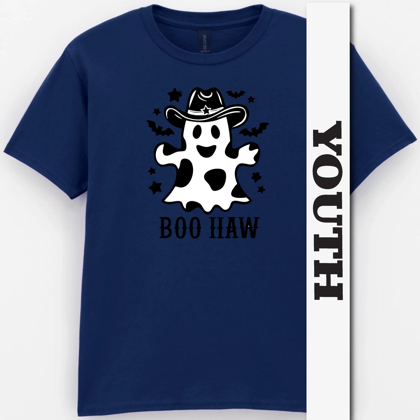 "BOO HAW" Ghost Youth Shirt