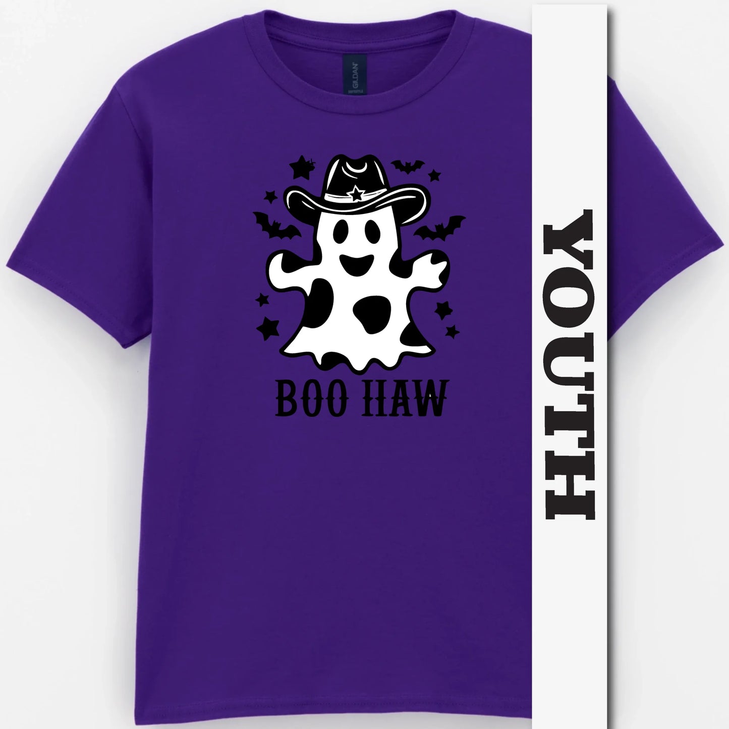 "BOO HAW" Ghost Youth Shirt