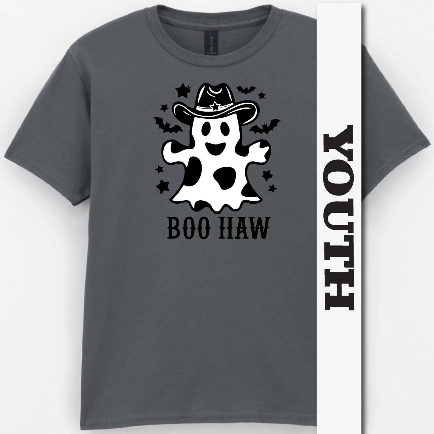 "BOO HAW" Ghost Youth Shirt