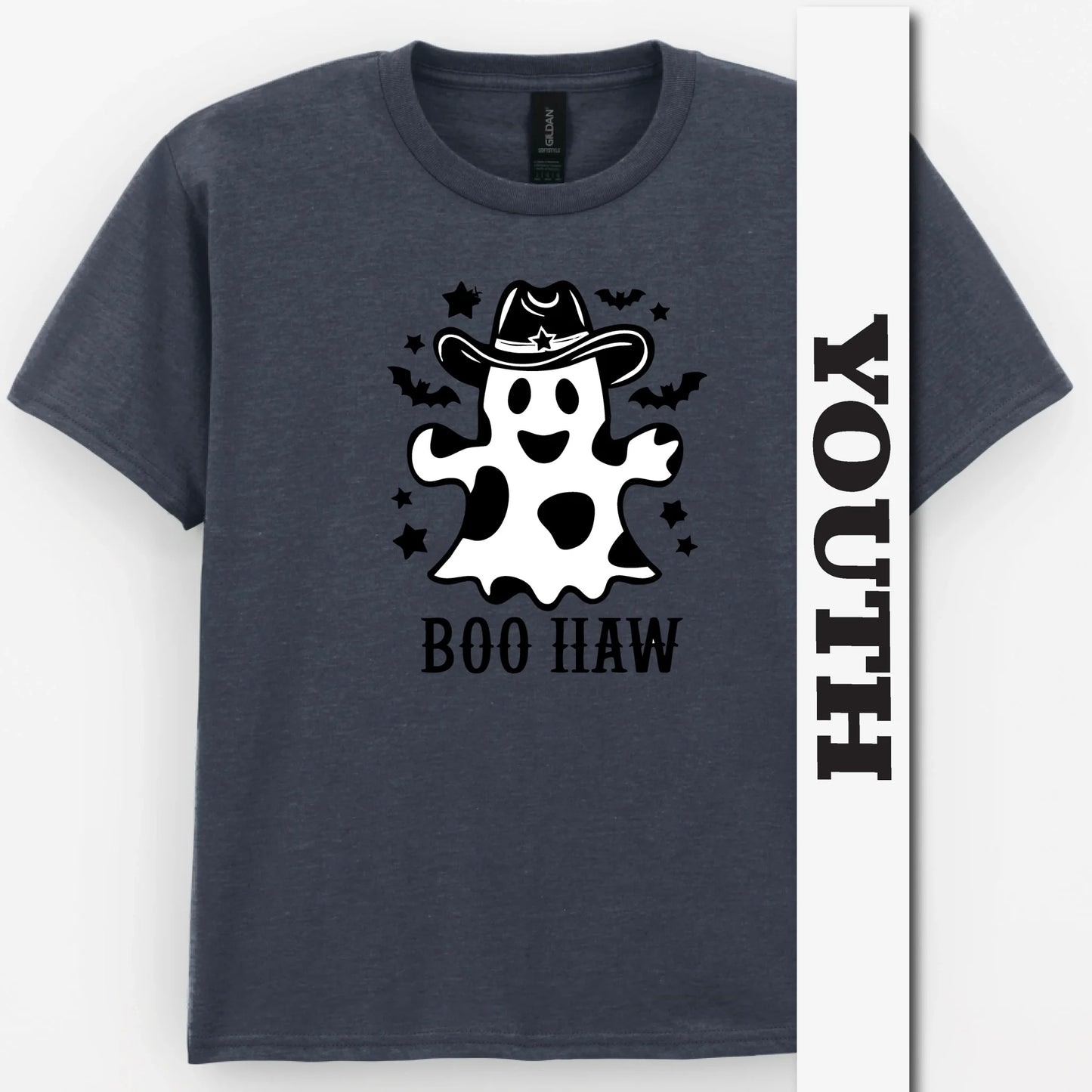 "BOO HAW" Ghost Youth Shirt