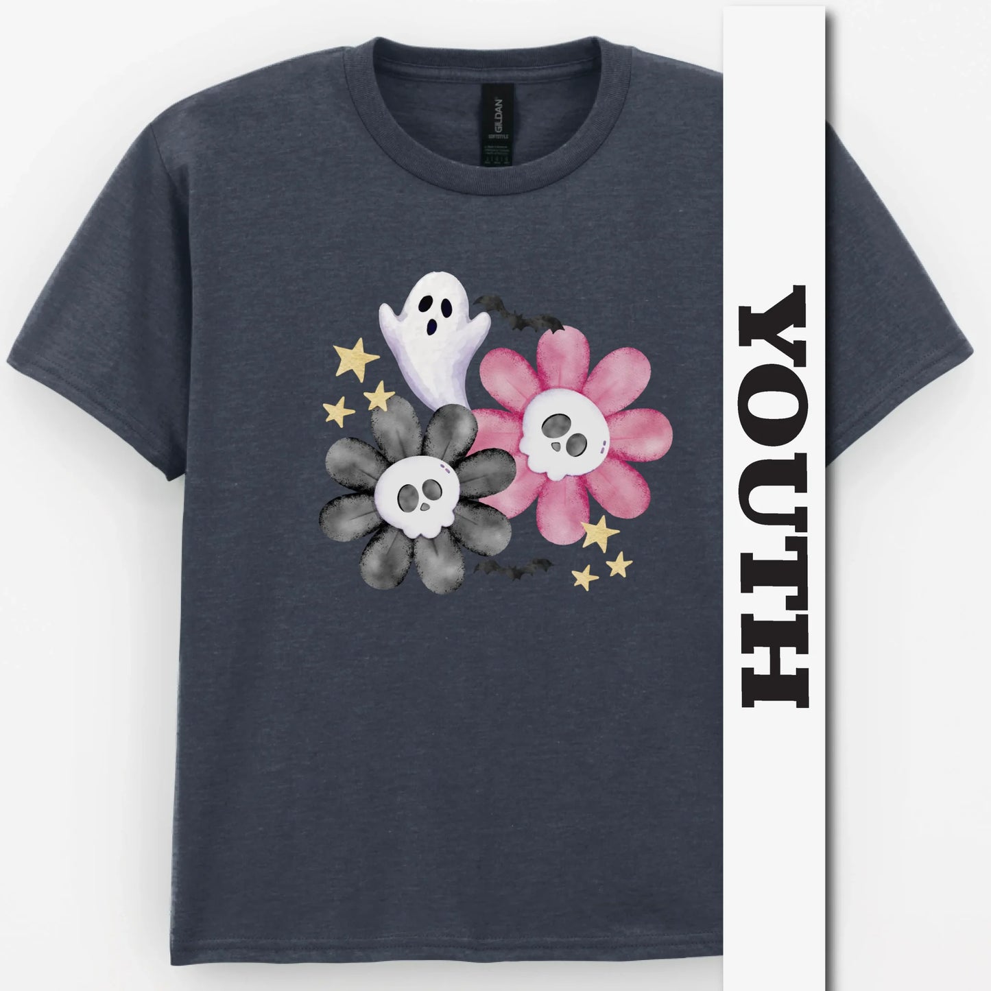 Watercolor Spooky Youth Shirt