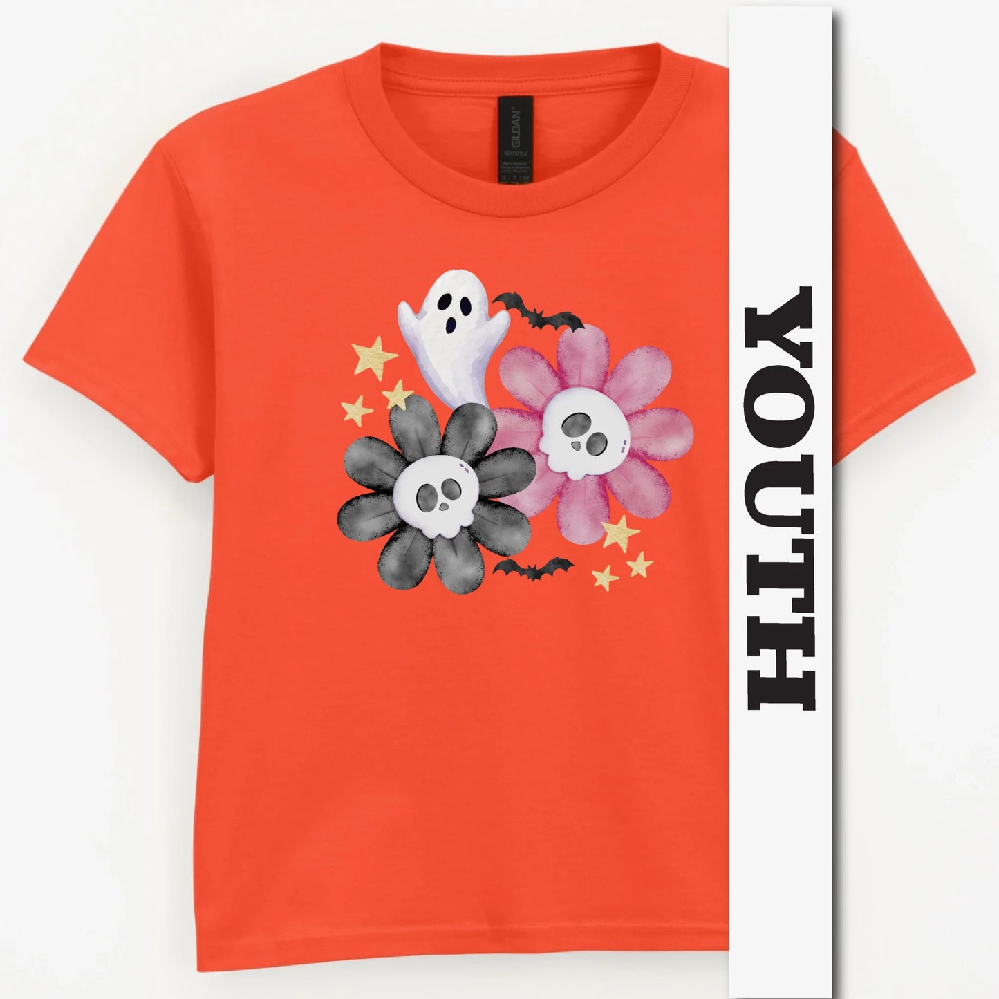 Watercolor Spooky Youth Shirt