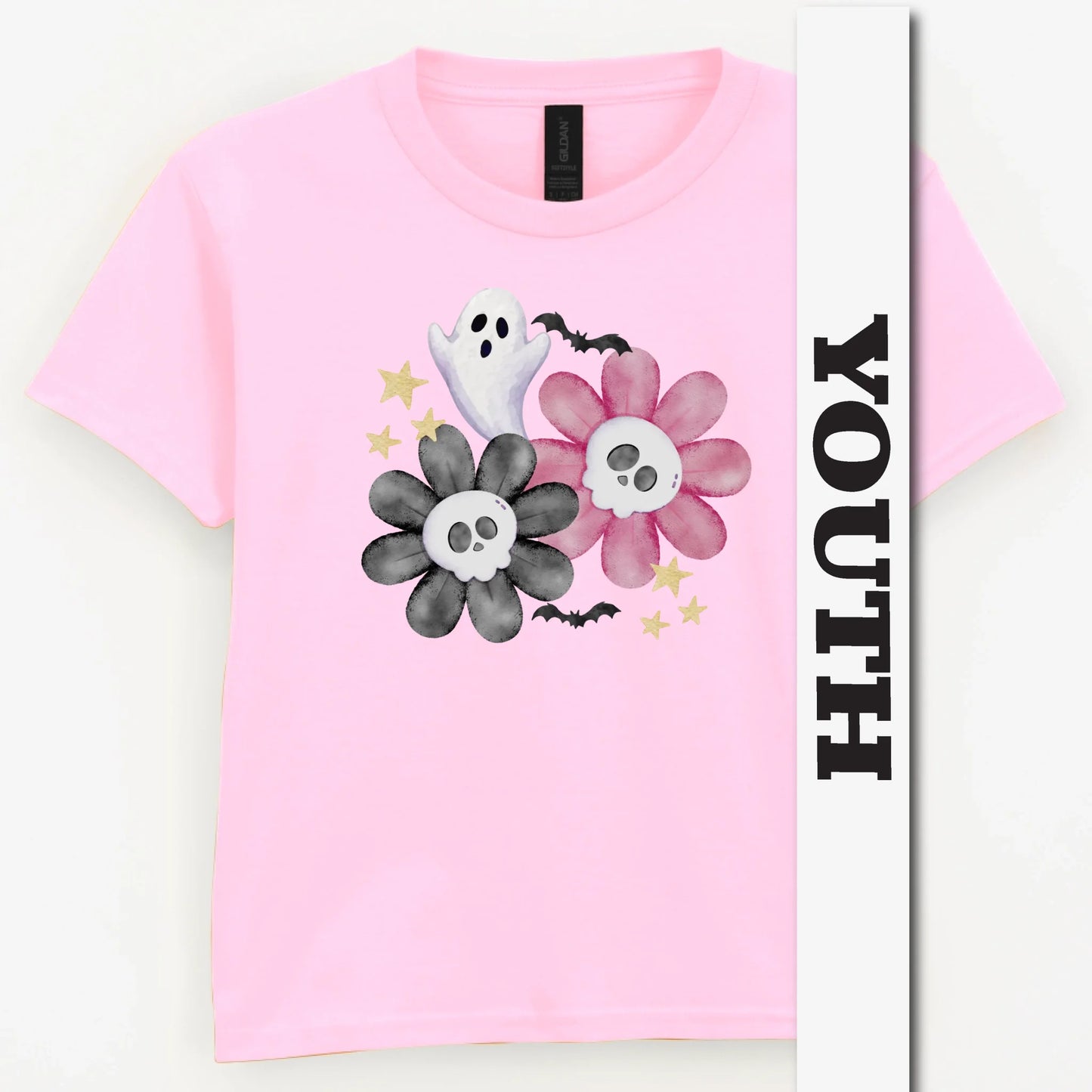 Watercolor Spooky Youth Shirt