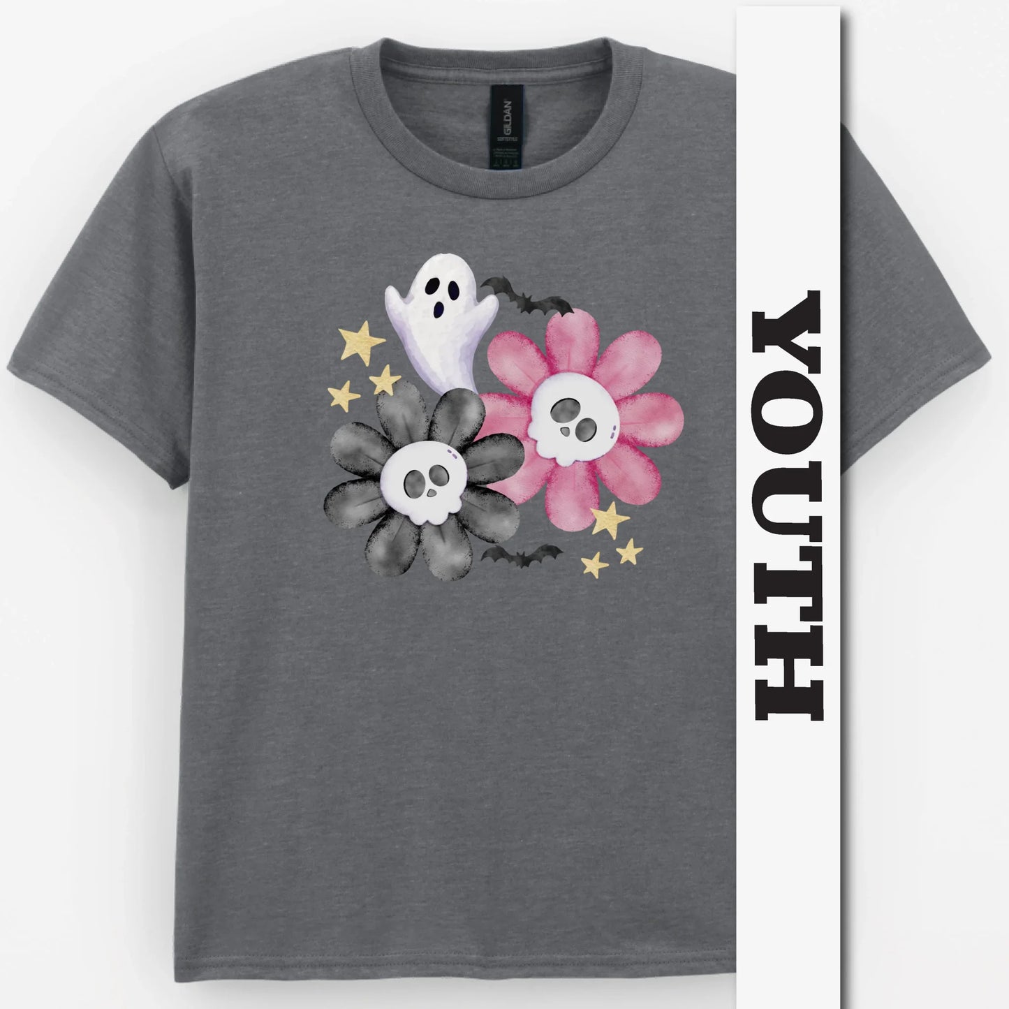 Watercolor Spooky Youth Shirt
