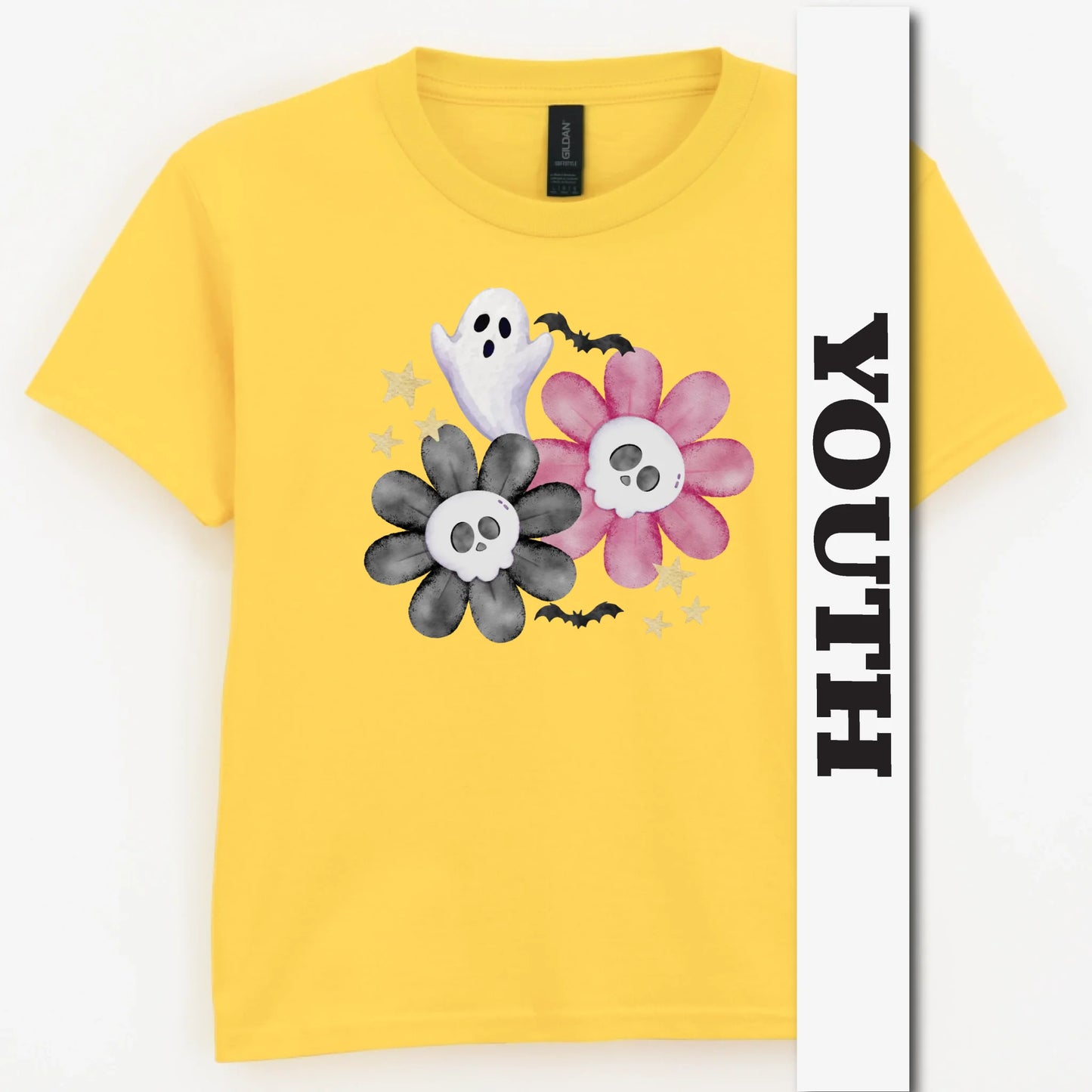 Watercolor Spooky Youth Shirt