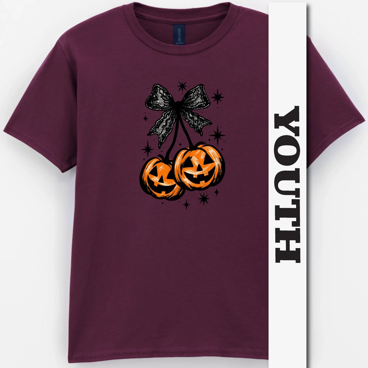 Pumpkin Cherries Youth Shirt