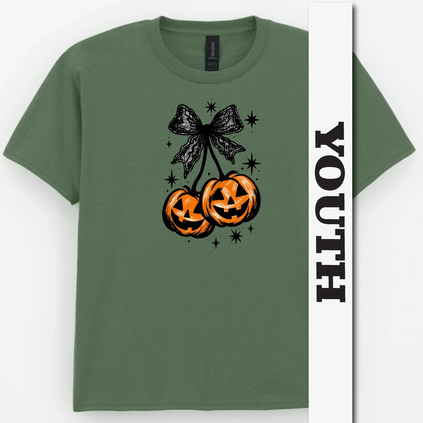 Pumpkin Cherries Youth Shirt