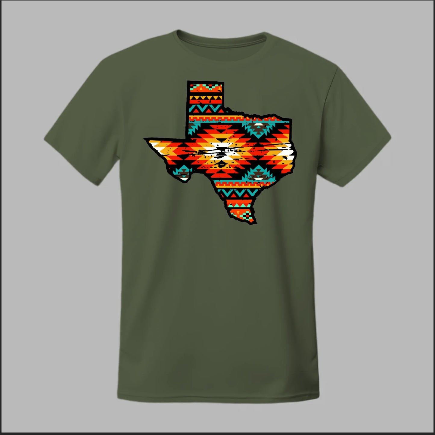 Front Military Green