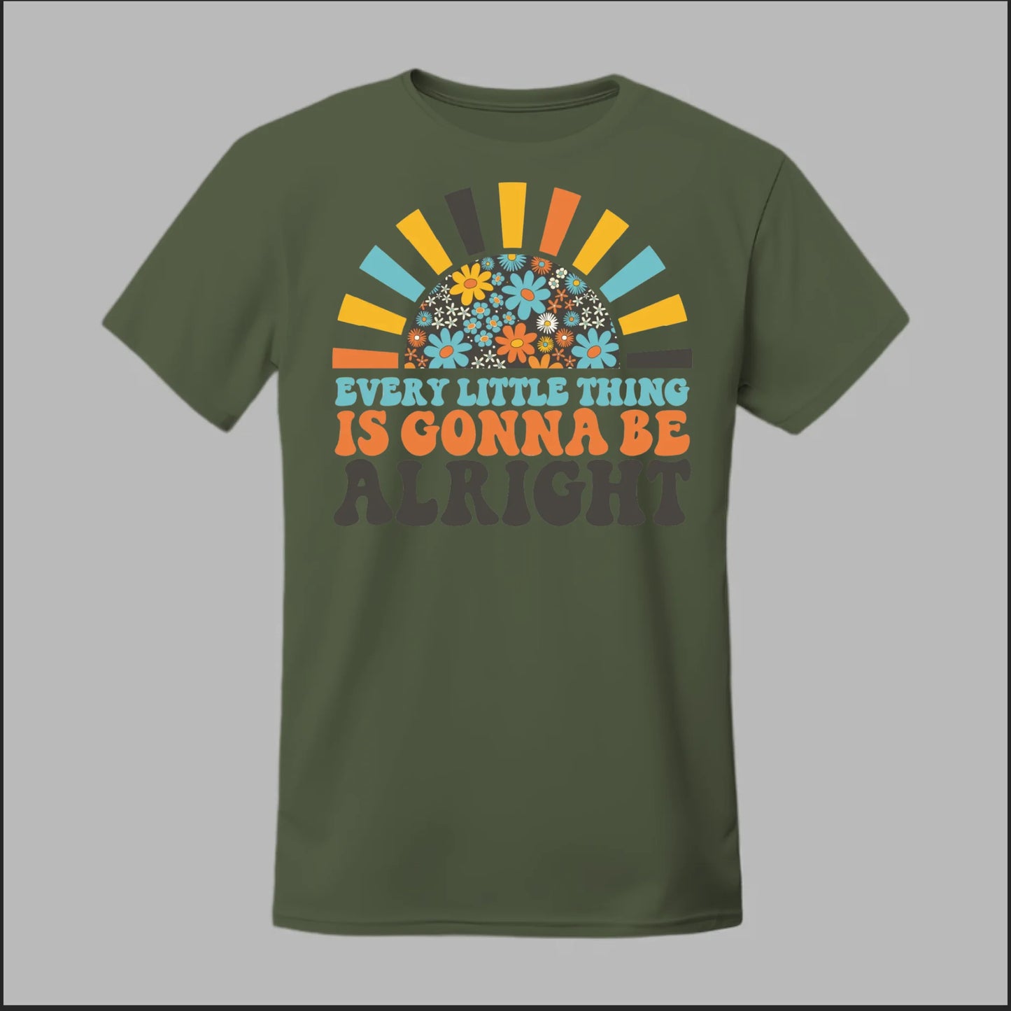 Front Military Green
