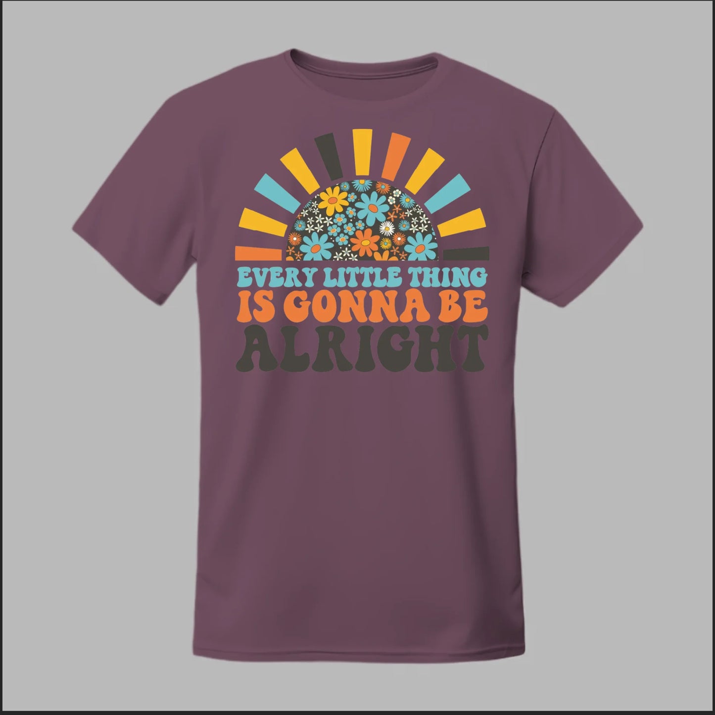 Front Heather Maroon