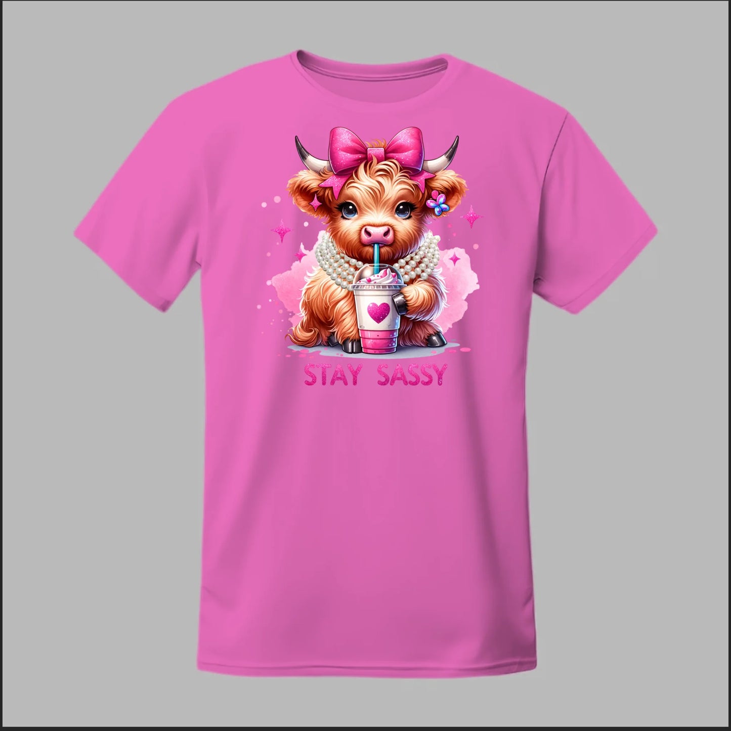 Stay Sassy Highland Tee