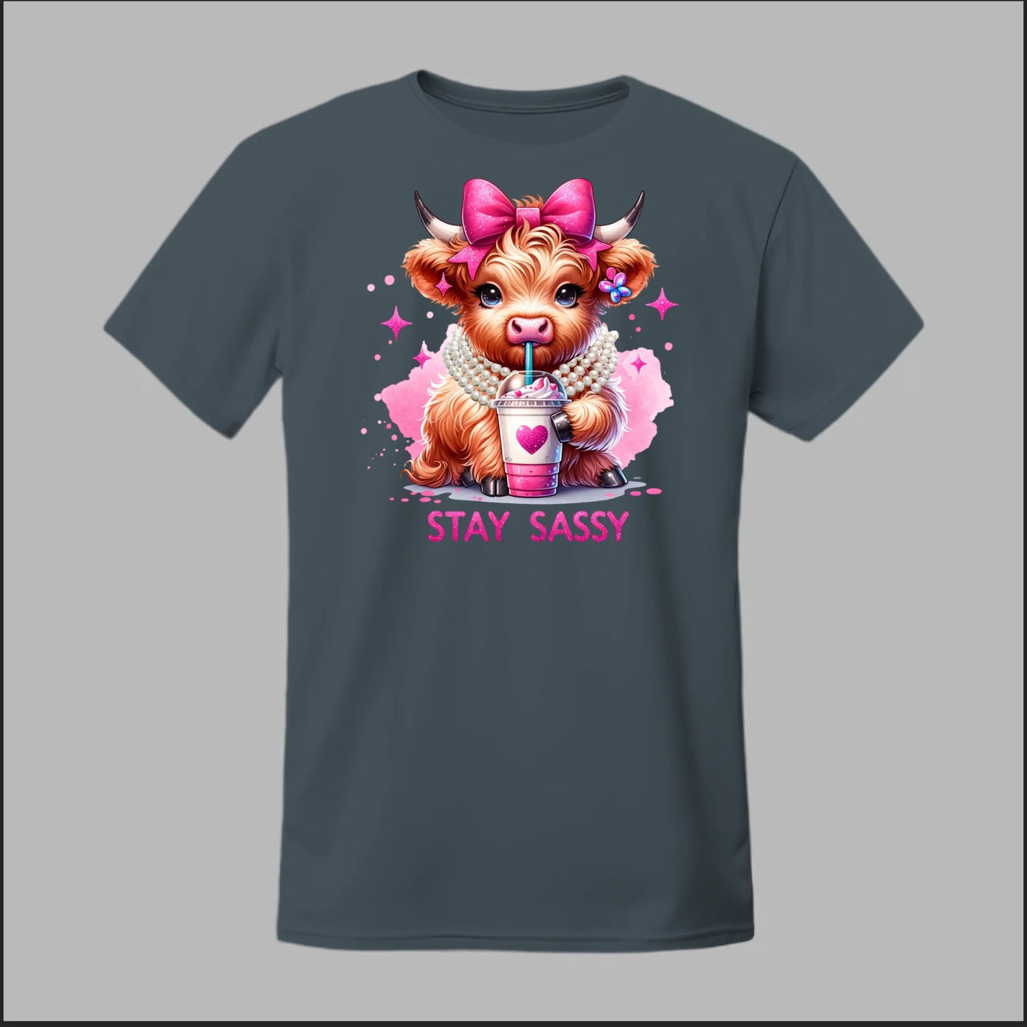 Stay Sassy Highland Tee