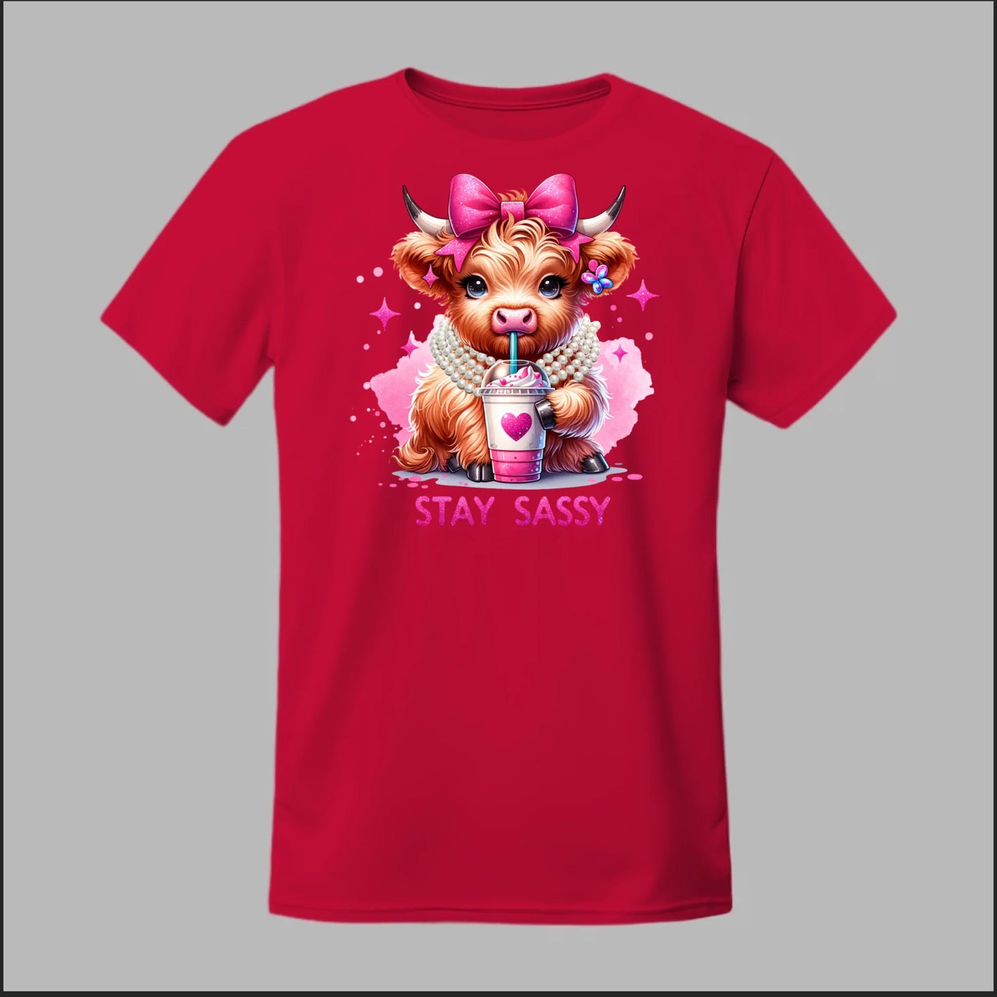 Stay Sassy Highland Tee