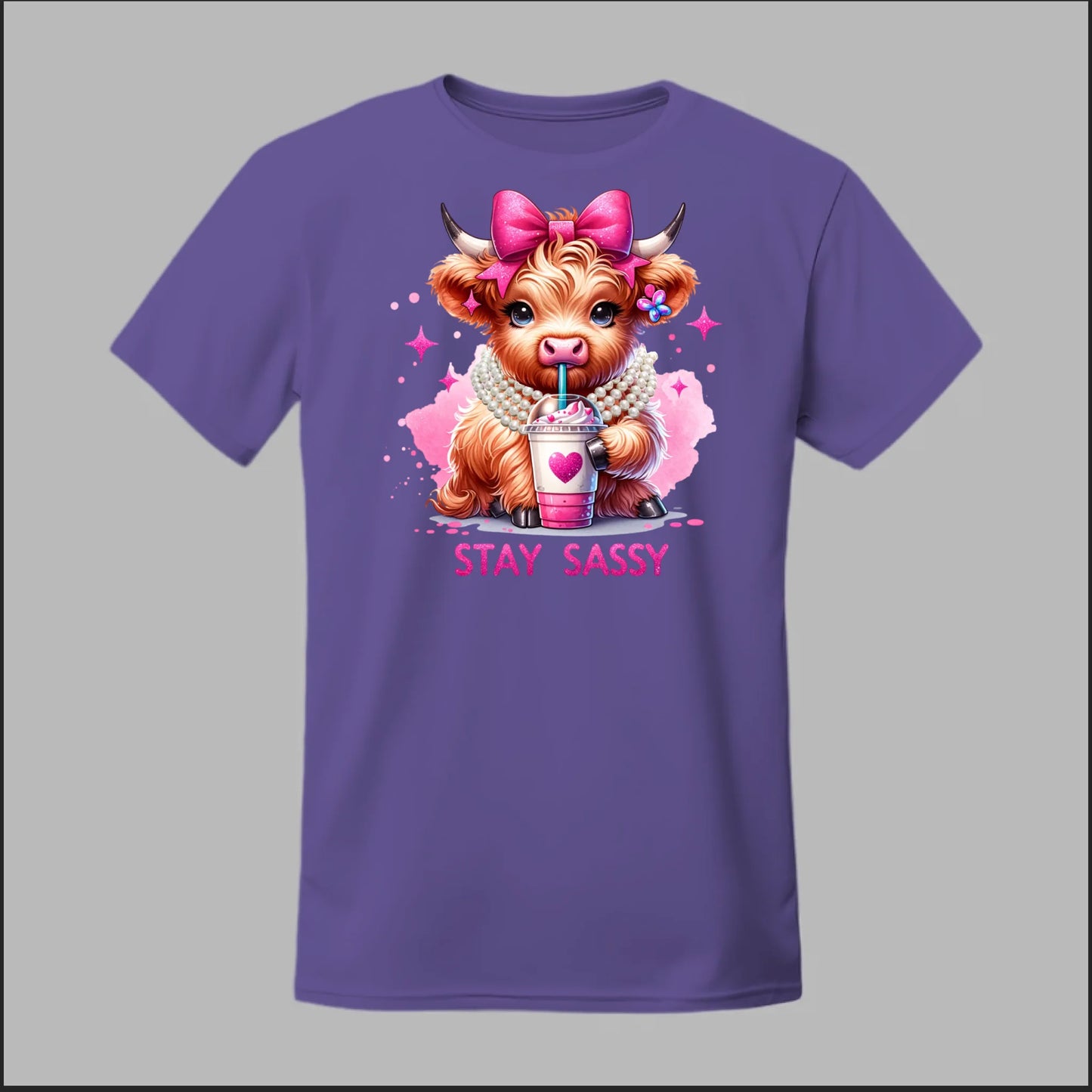 Stay Sassy Highland Tee