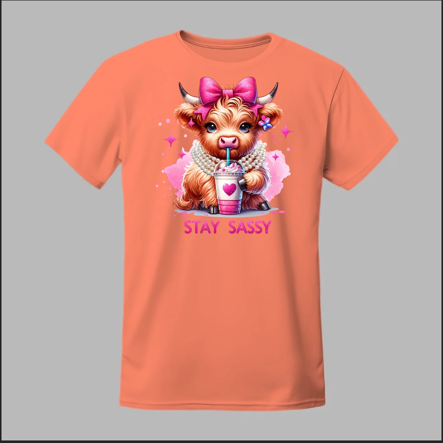 Stay Sassy Highland Tee
