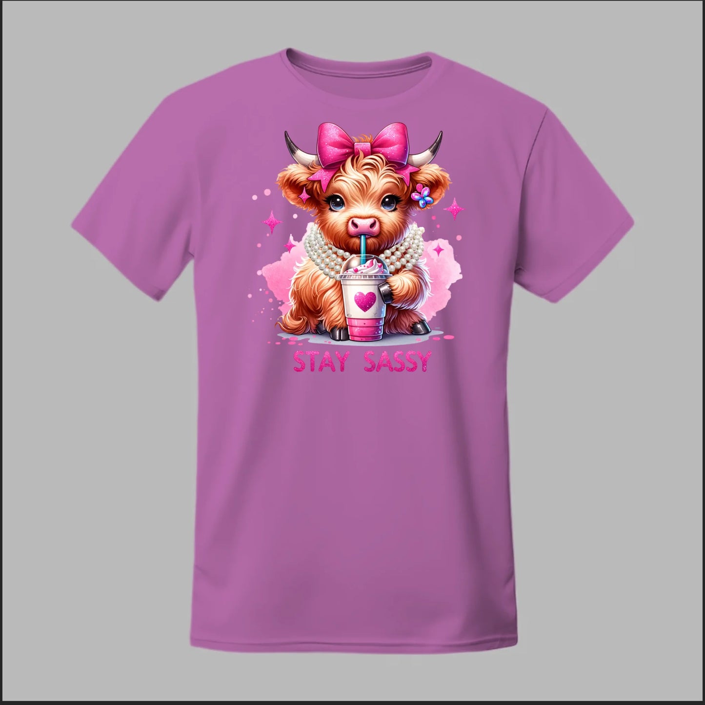 Stay Sassy Highland Tee