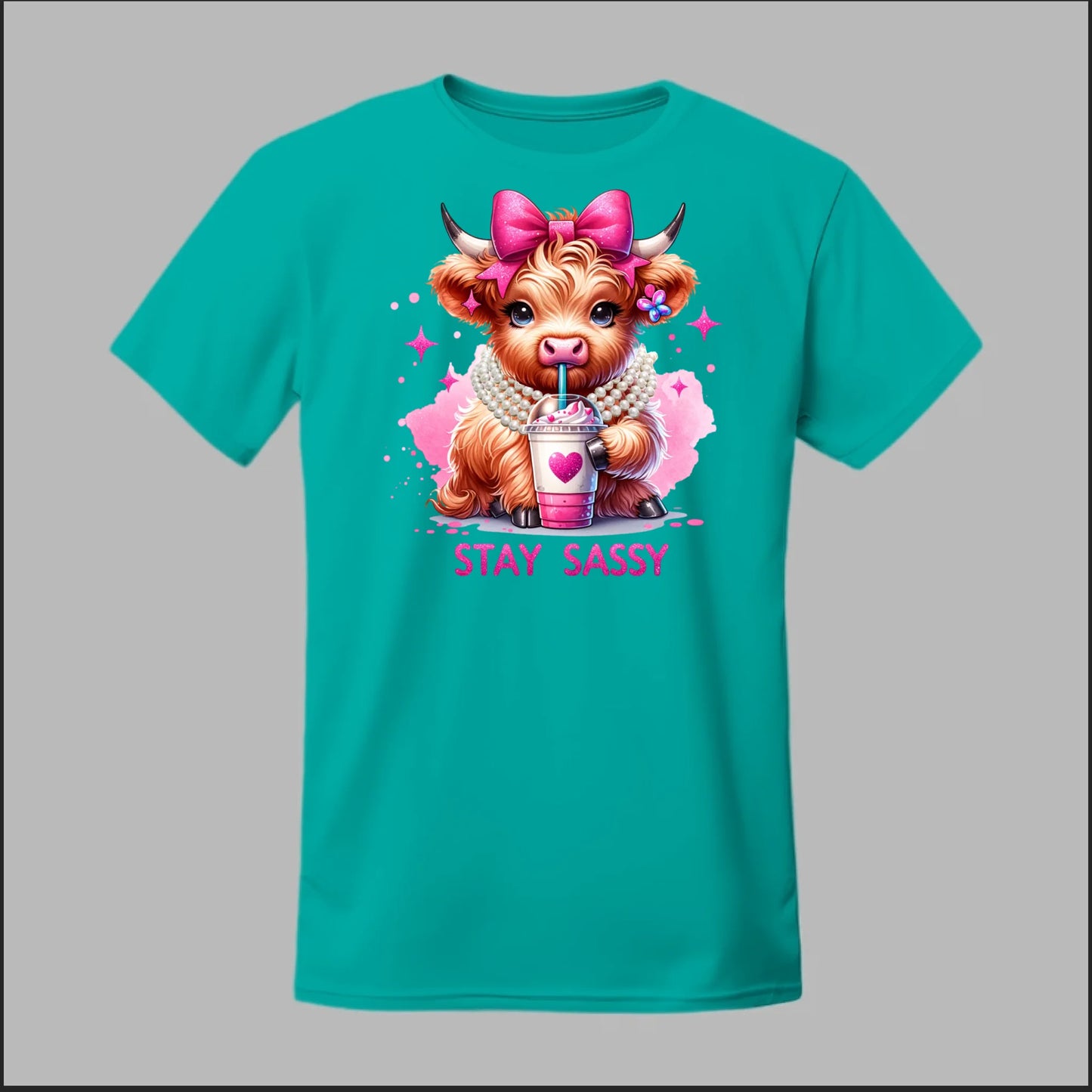 Stay Sassy Highland Tee