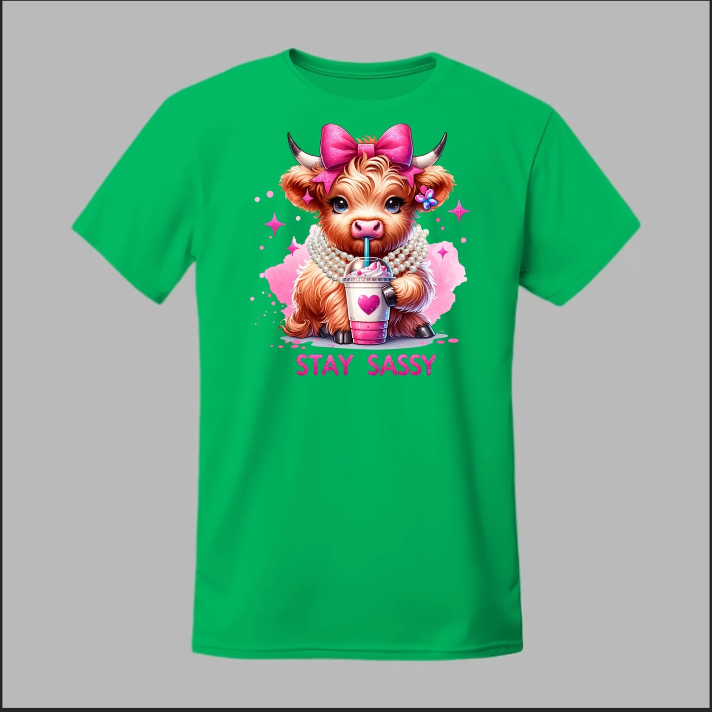 Stay Sassy Highland Tee