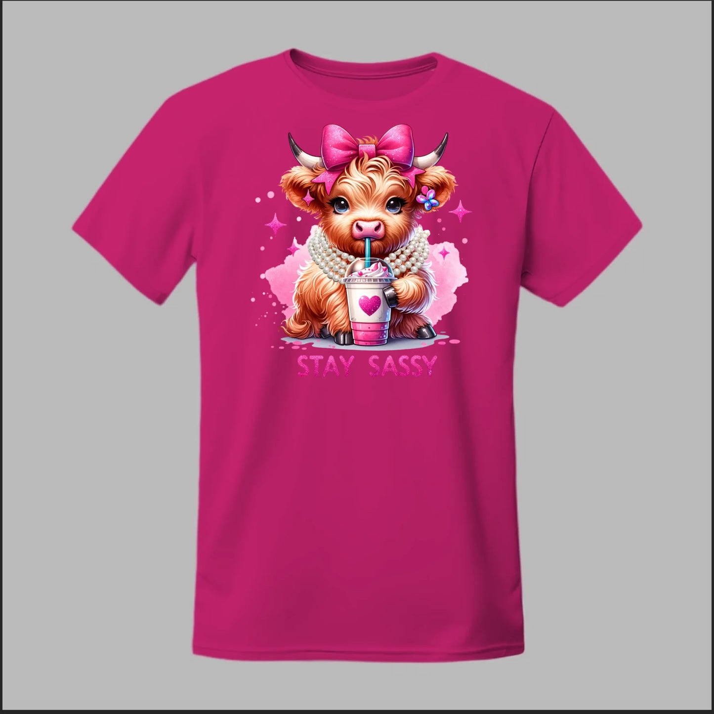 Stay Sassy Highland Tee