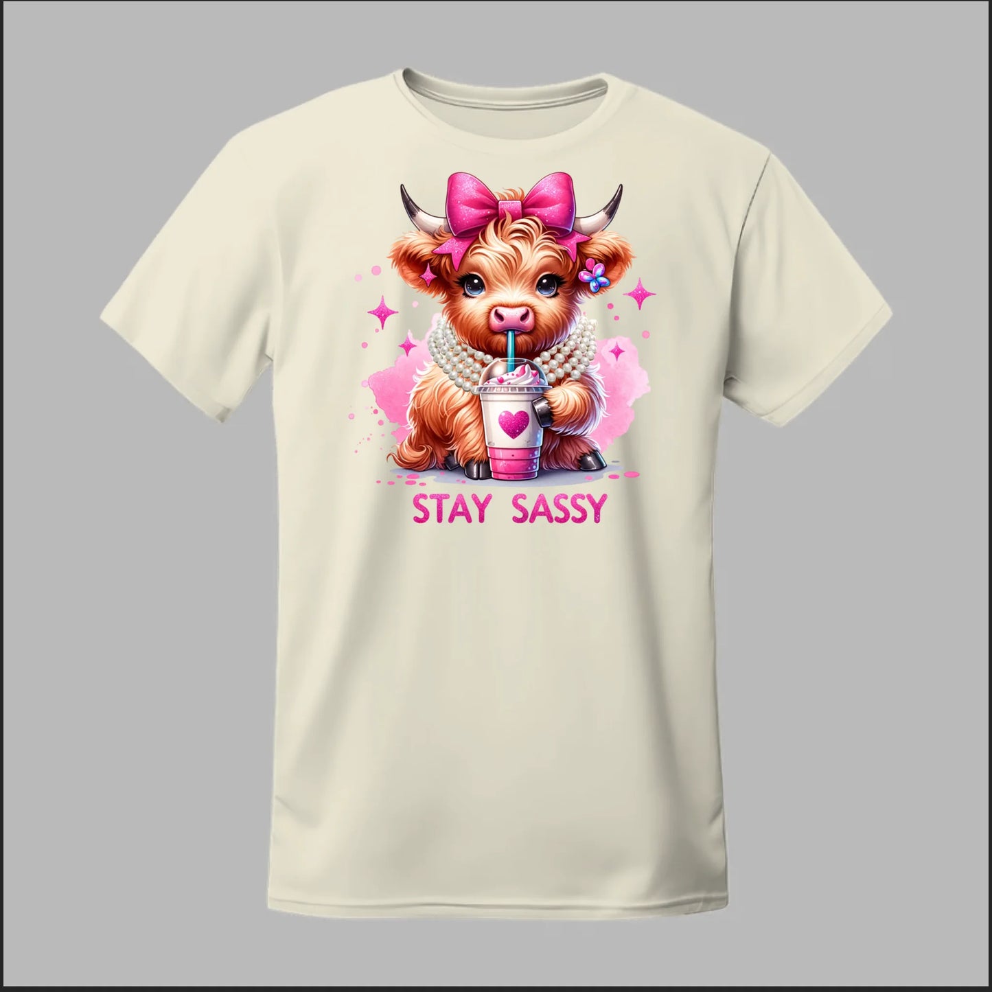 Stay Sassy Highland Tee