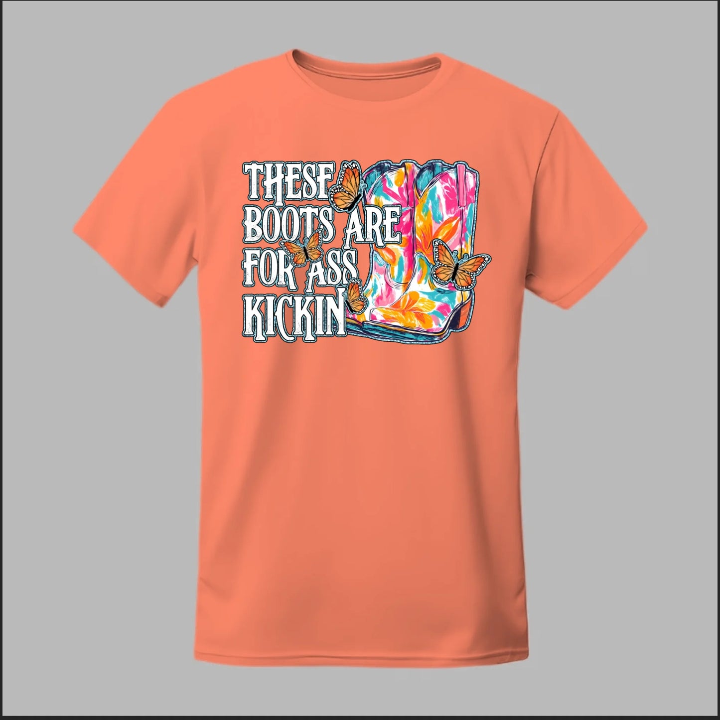 Butterfly Boots Tee