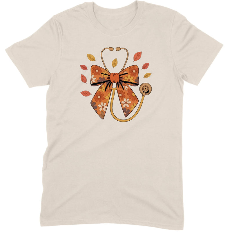 Fall Floral Stethoscope Tee