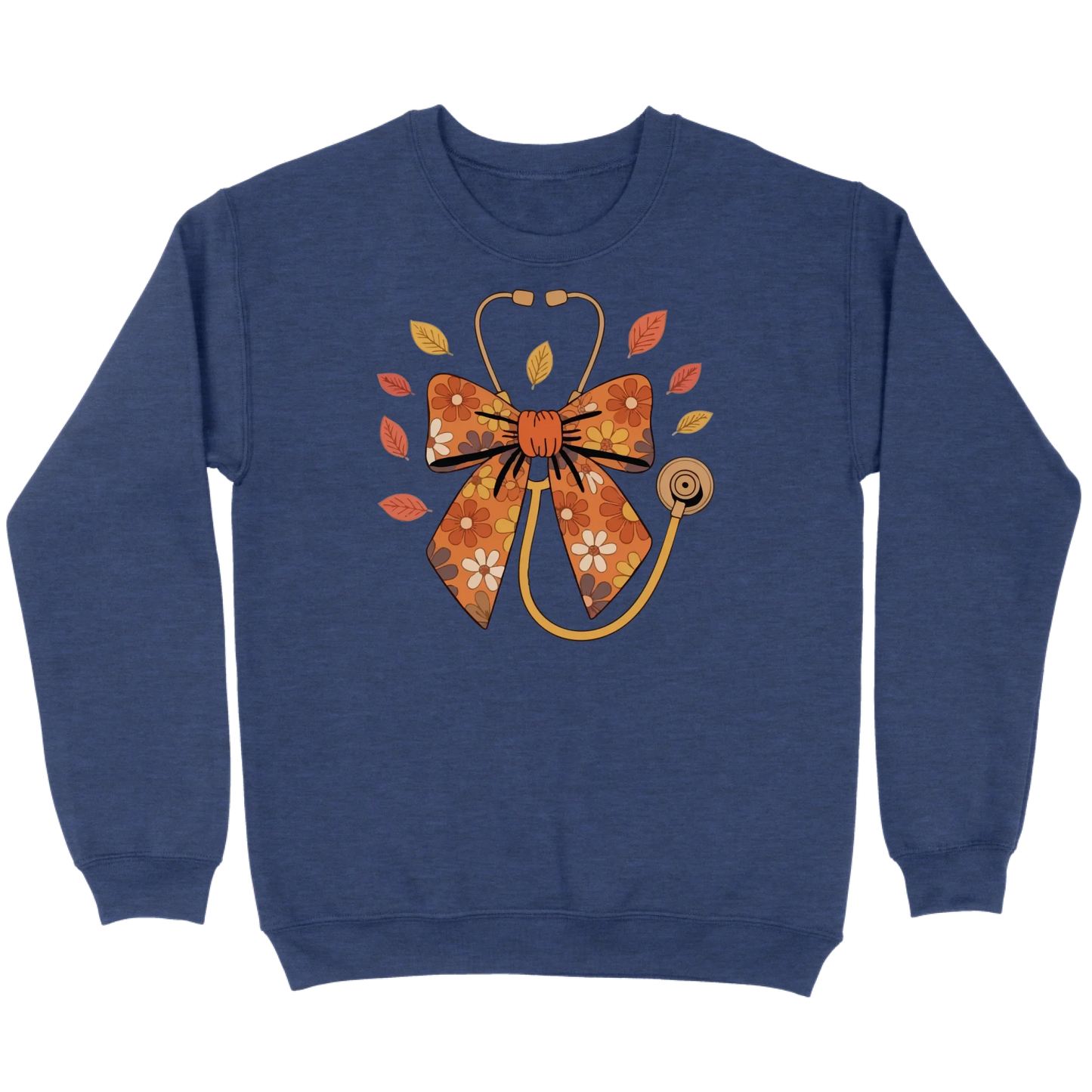 Fall Floral Stethoscope Sweatshirt