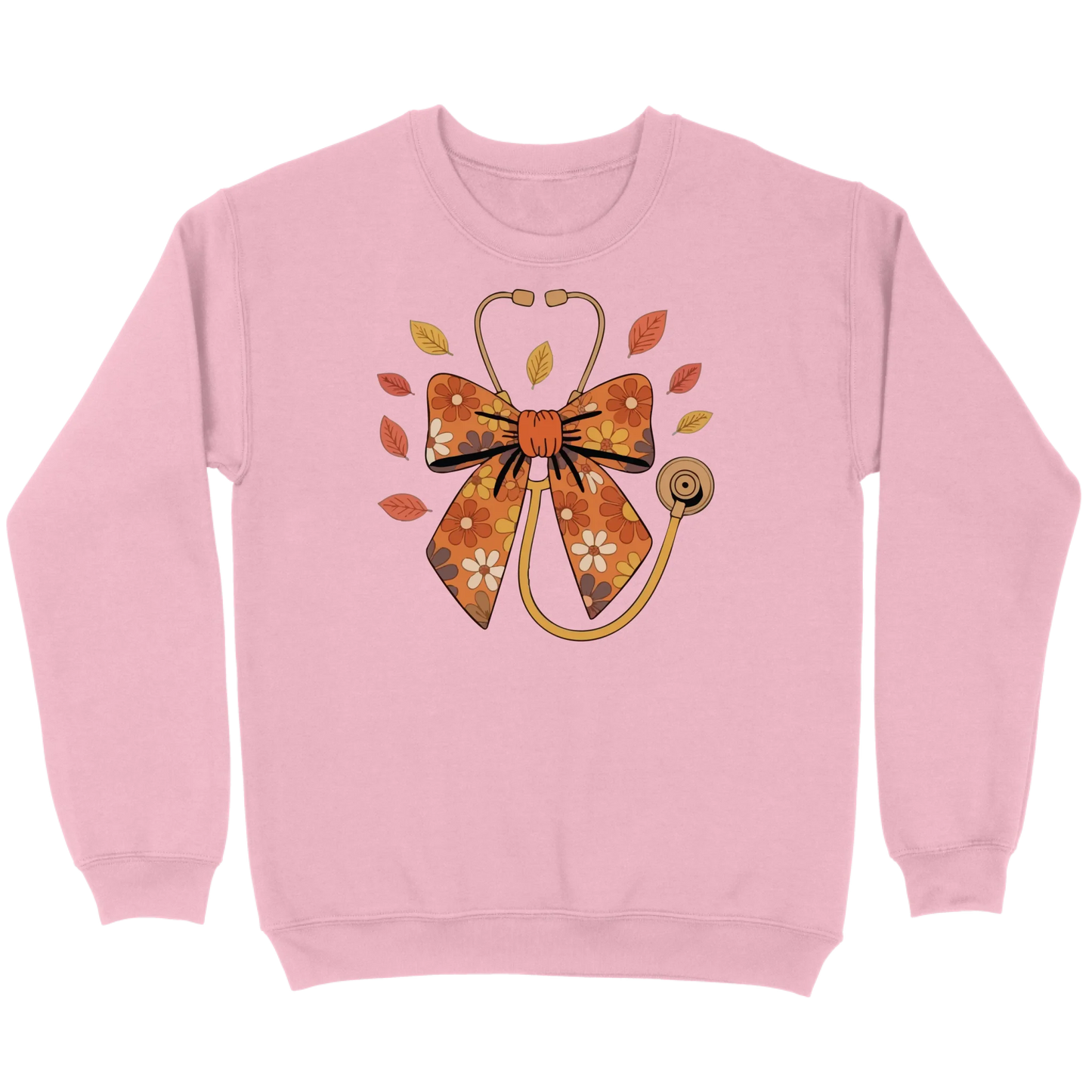 Fall Floral Stethoscope Sweatshirt