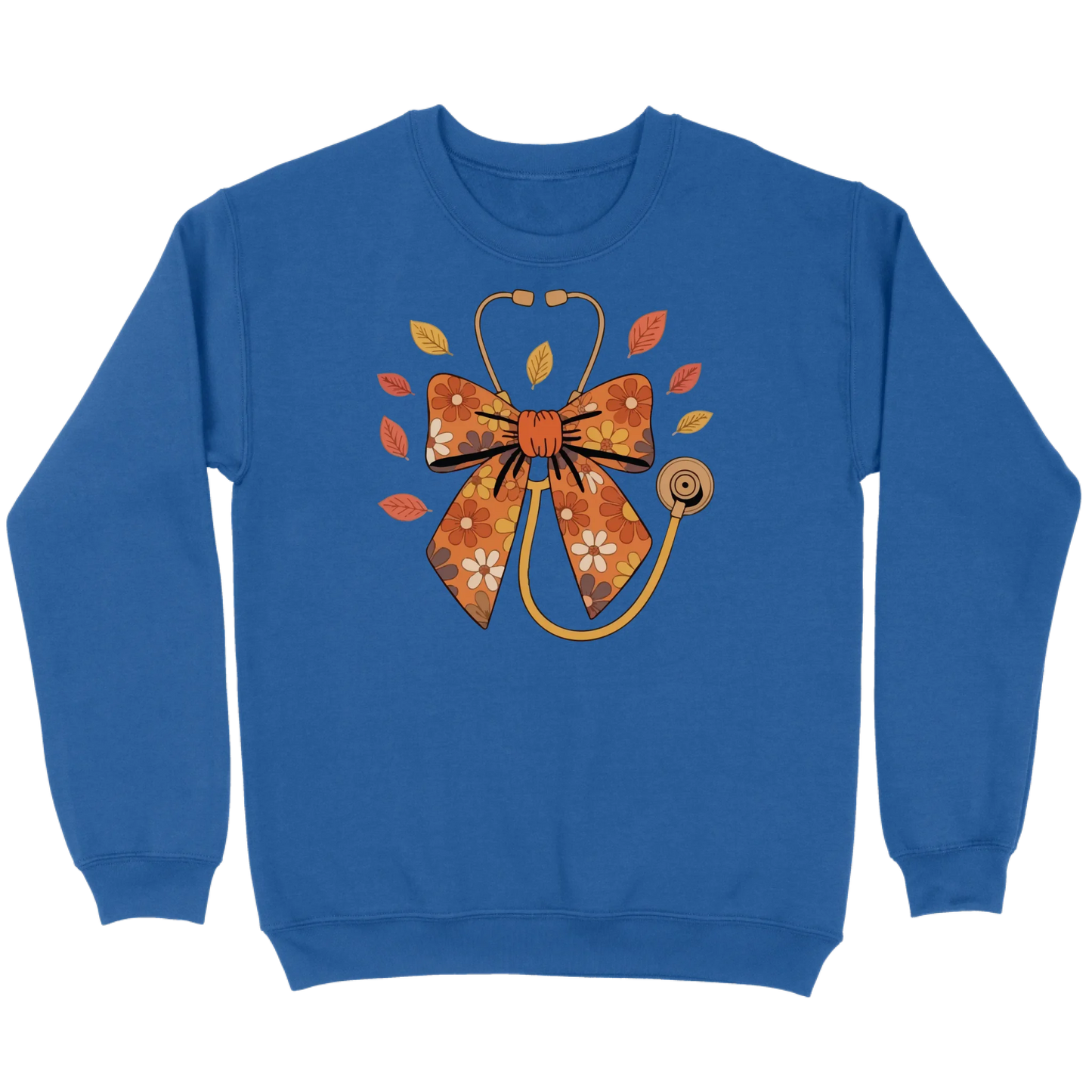 Fall Floral Stethoscope Sweatshirt